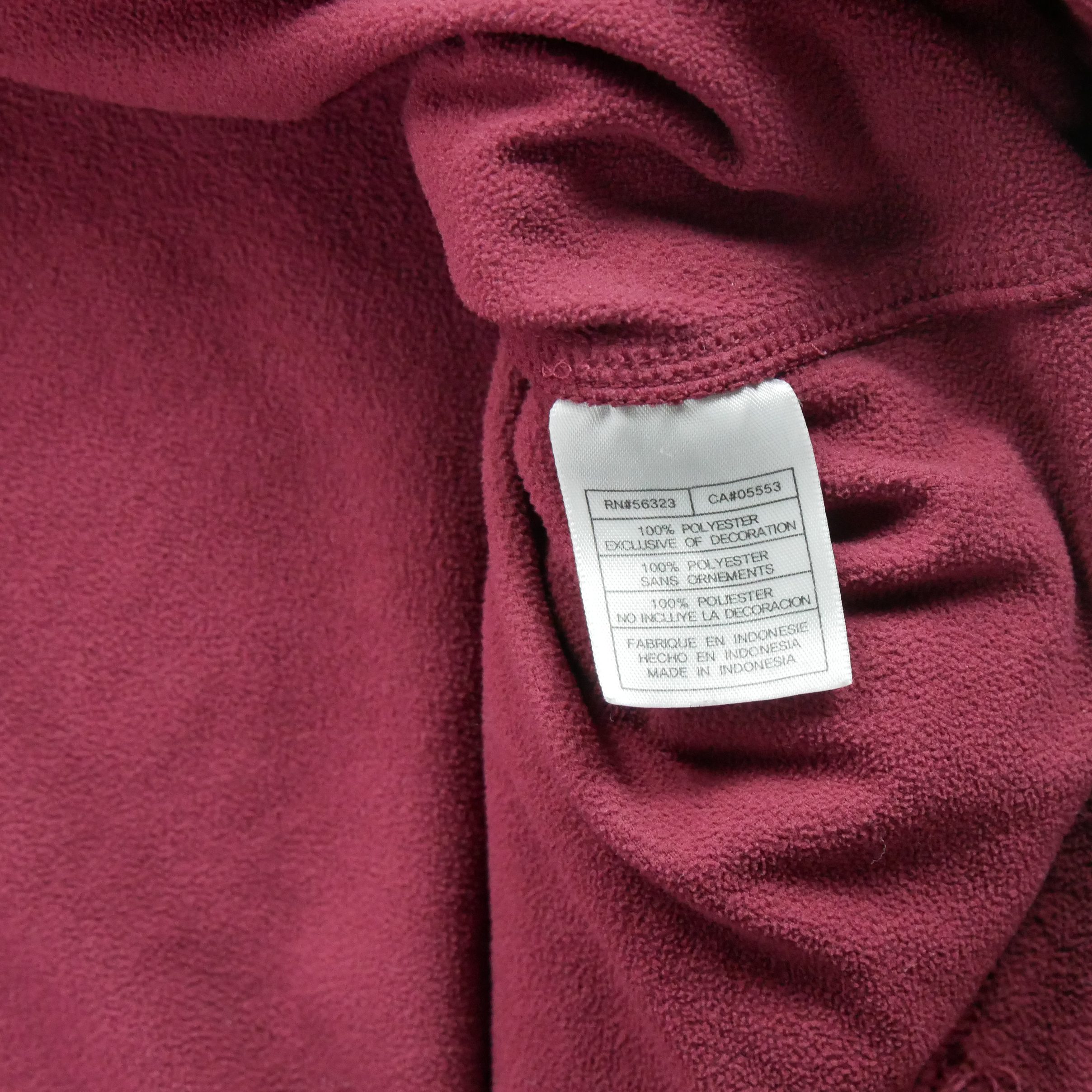 Pull polaire Homme  Bordeaux 10