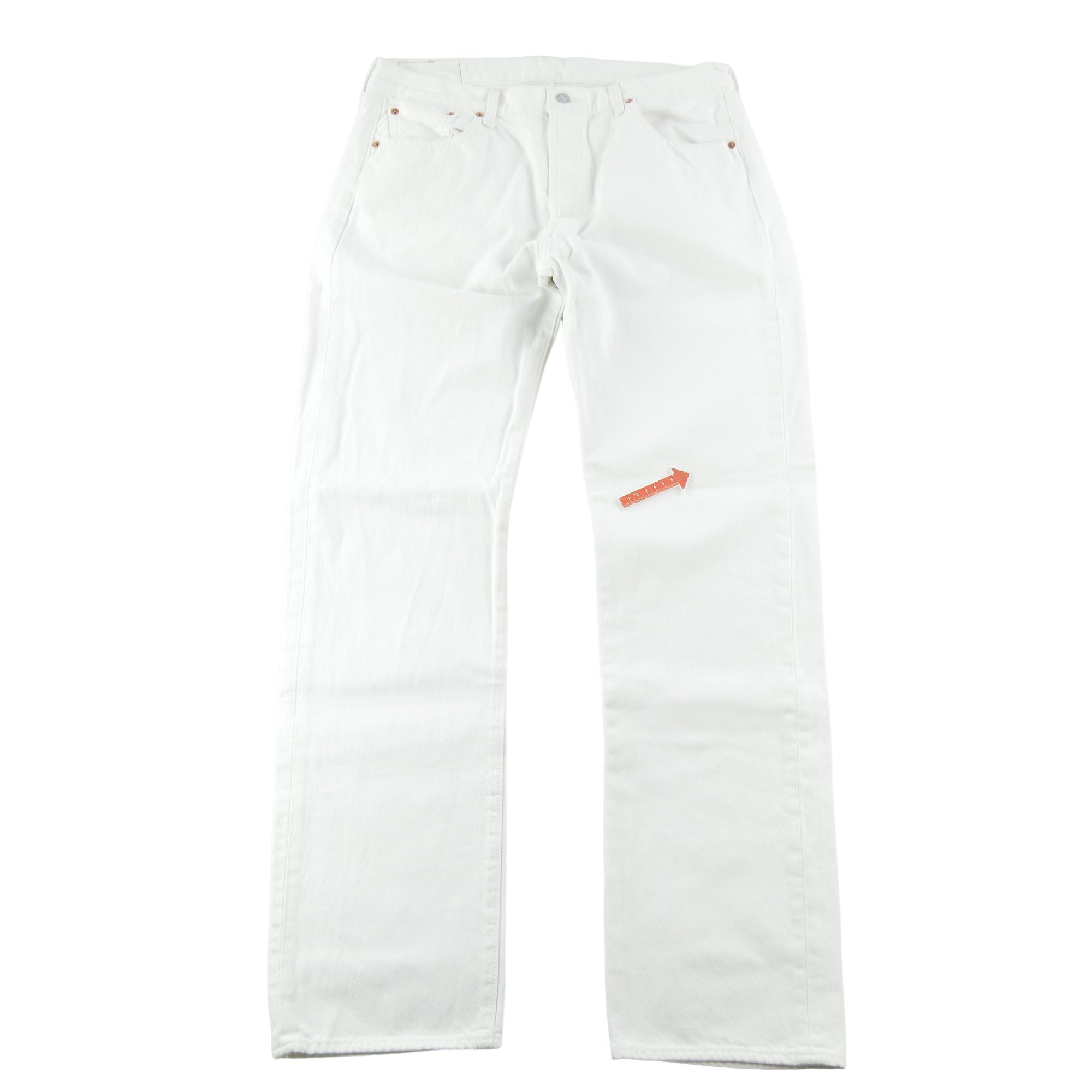 Jean Homme Levis 501 Blanc 5