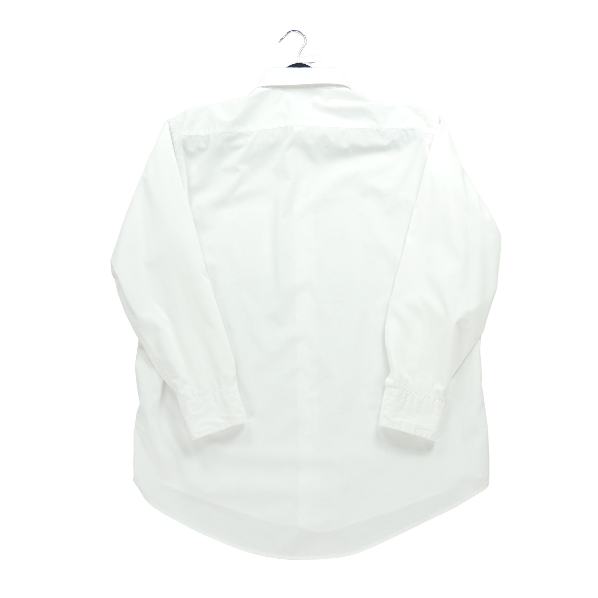 Chemise classiques Homme uni Blanc 3