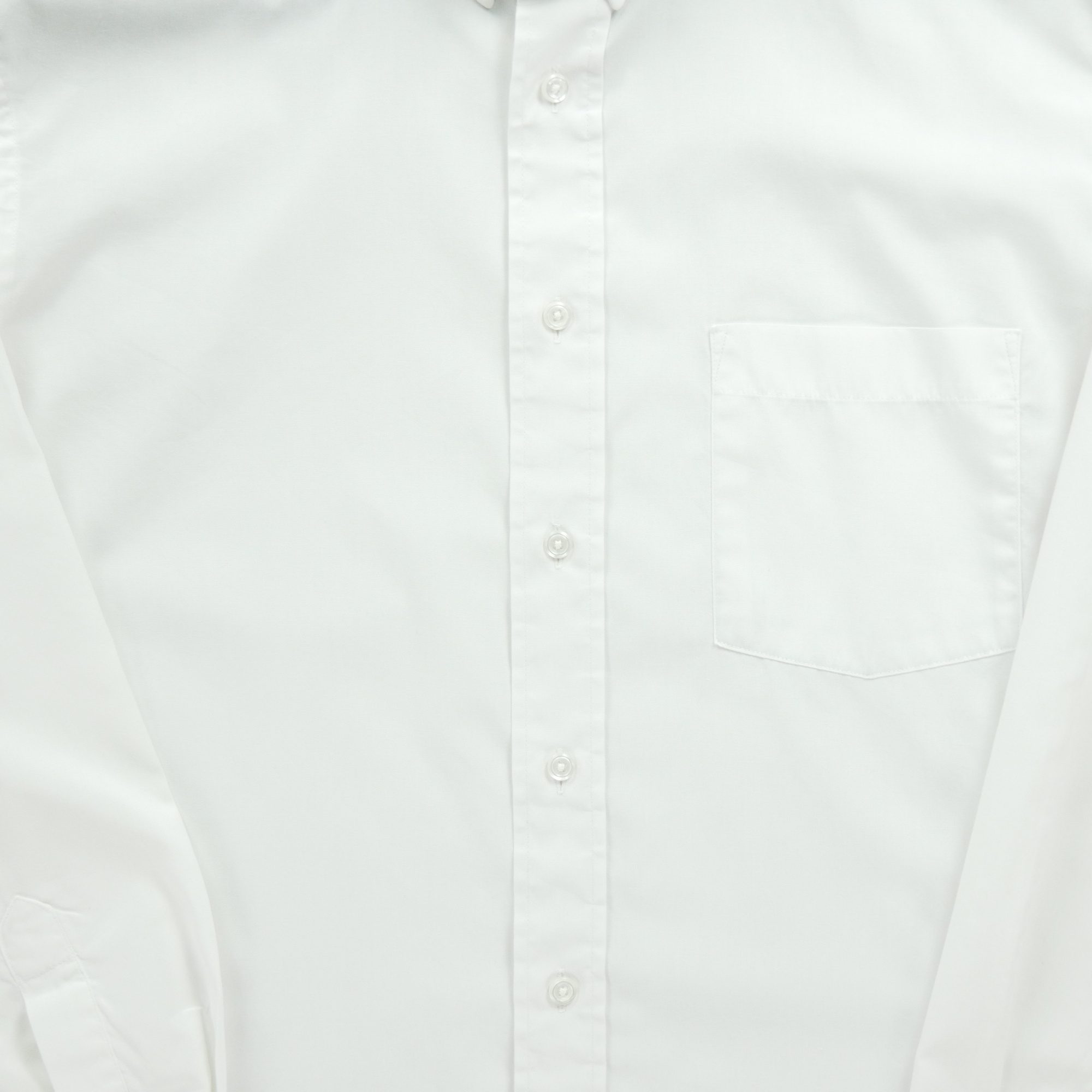 Chemise classiques Homme uni Blanc 4