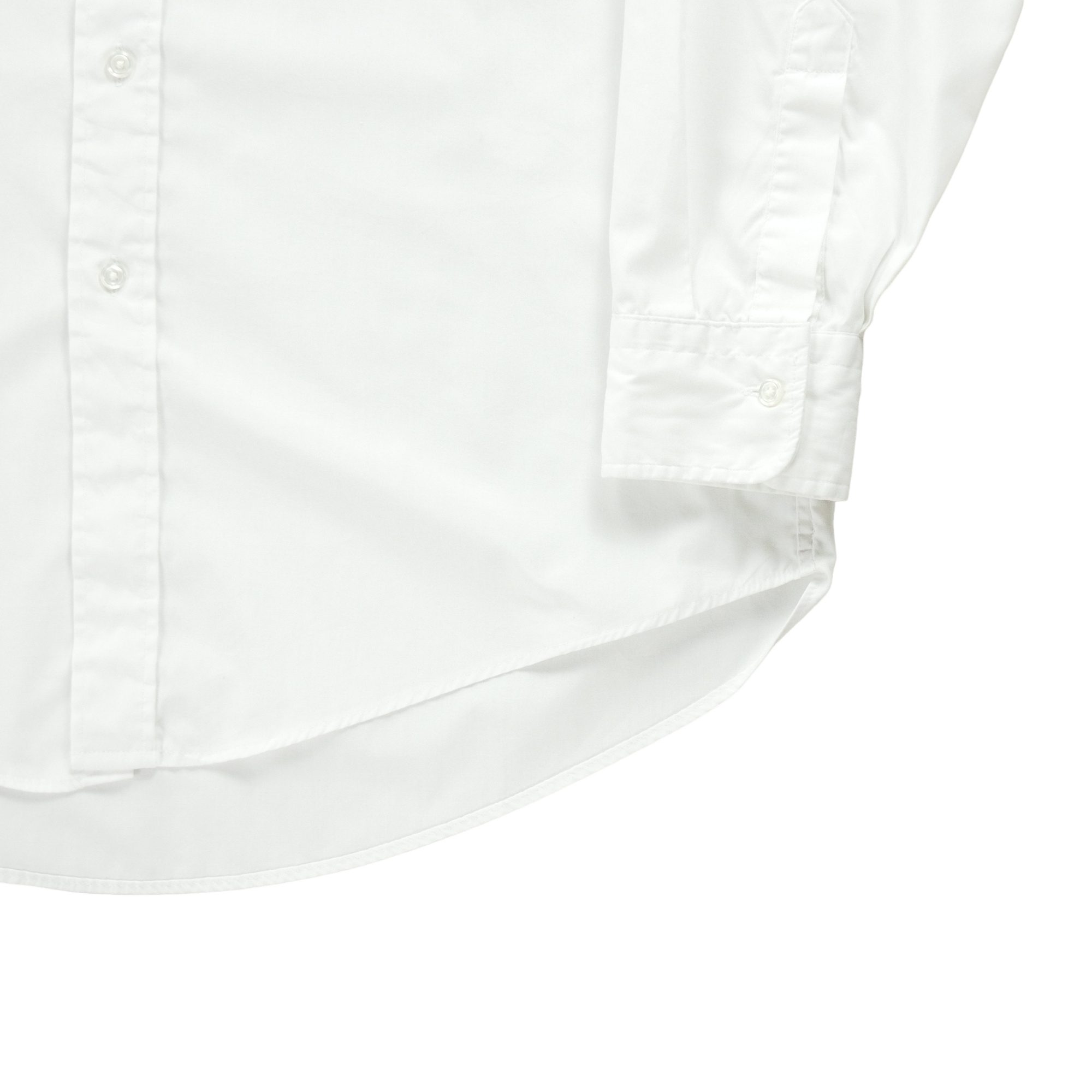 Chemise classiques Homme uni Blanc 5