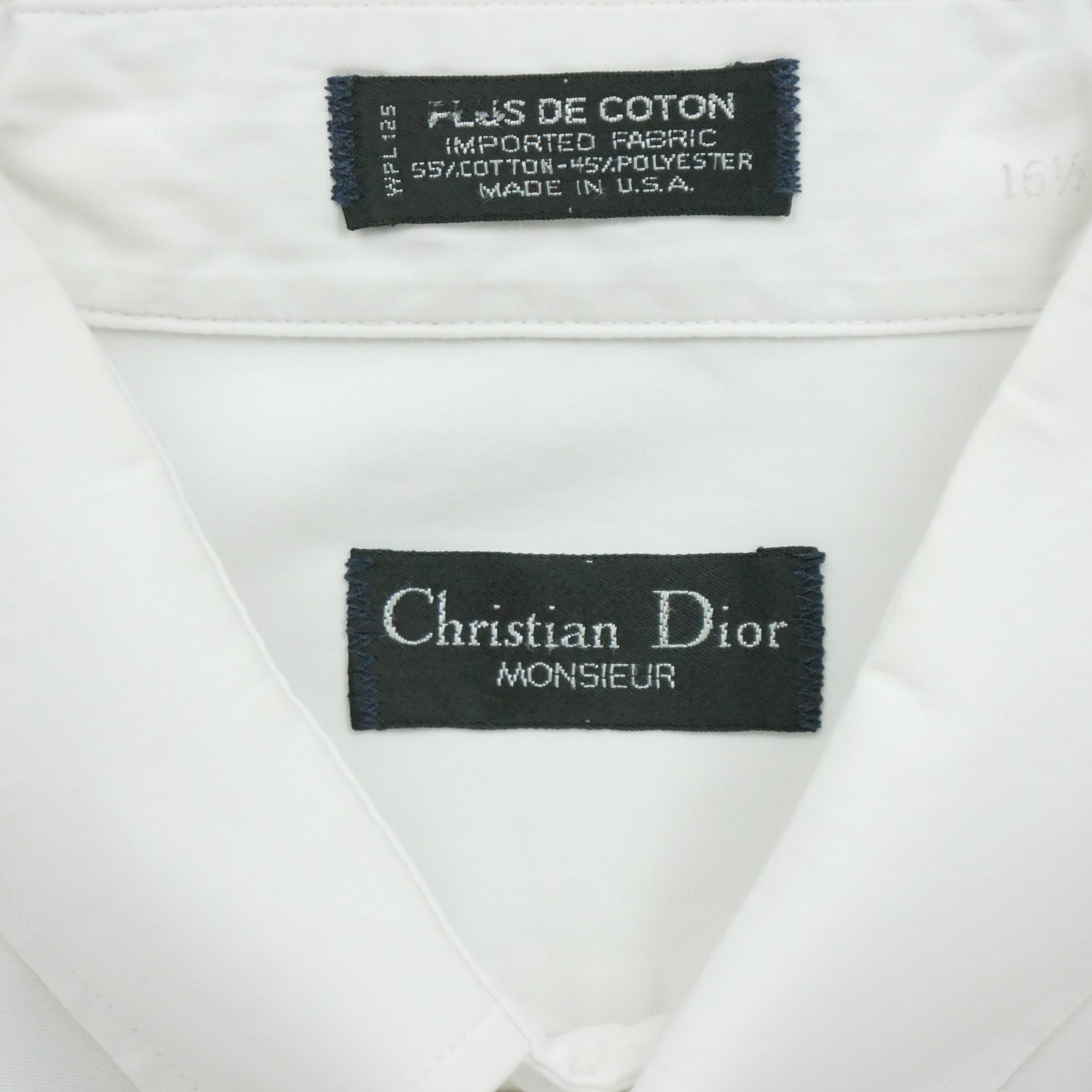 Chemise classiques Homme uni Blanc 6