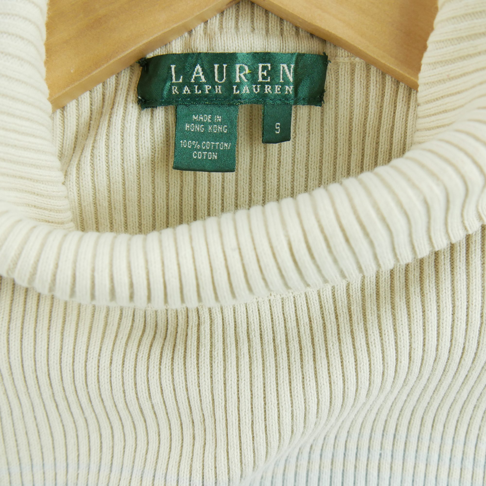 Pull Femme  col roulé Beige 5