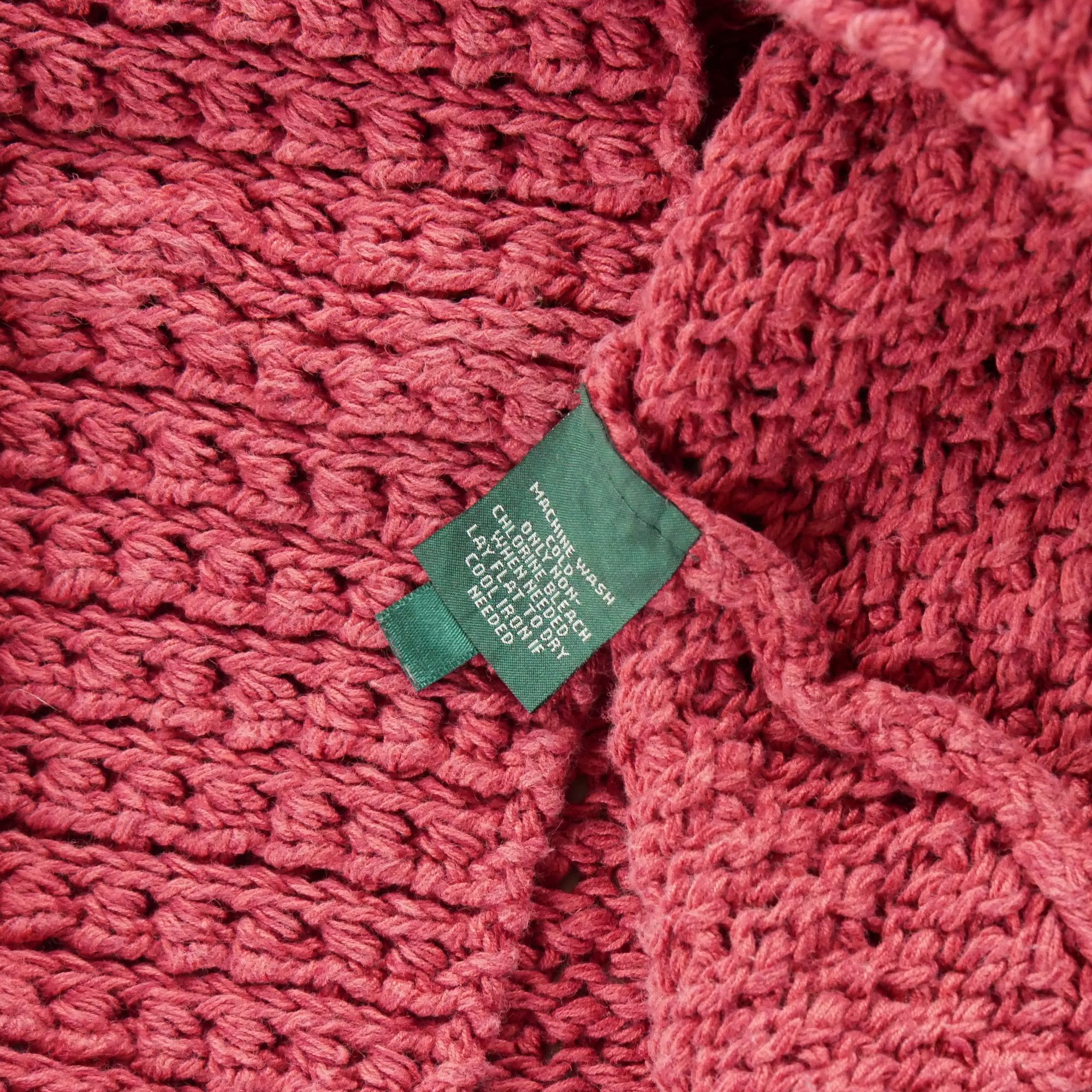 Pull Femme  en lin Rouge 5