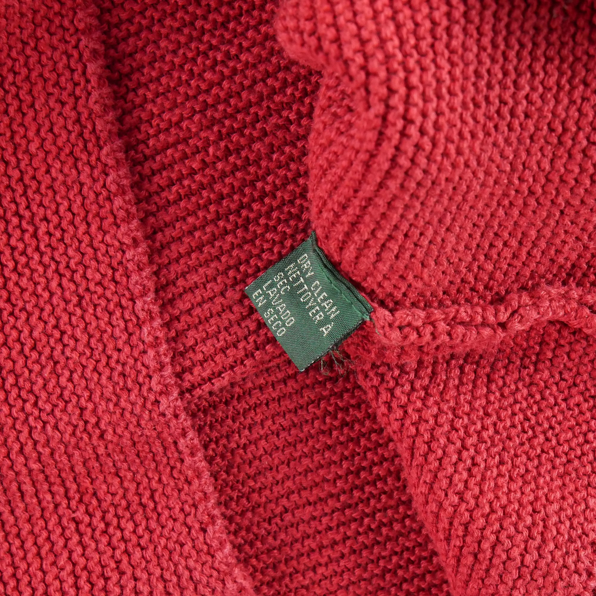 Pull Femme  en lin Rouge 5