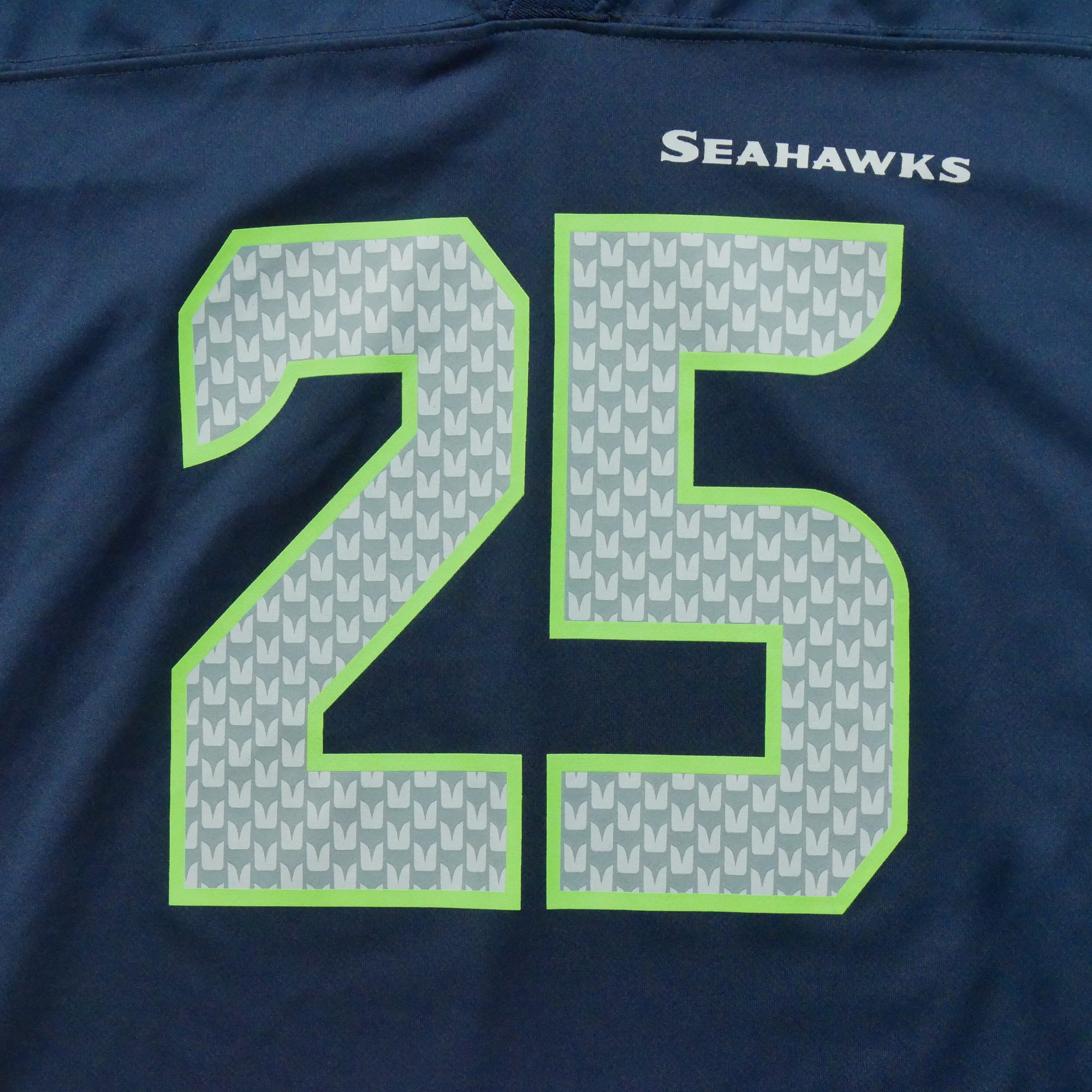Maillot Homme NFL Seattle Seahawks Bleu 4