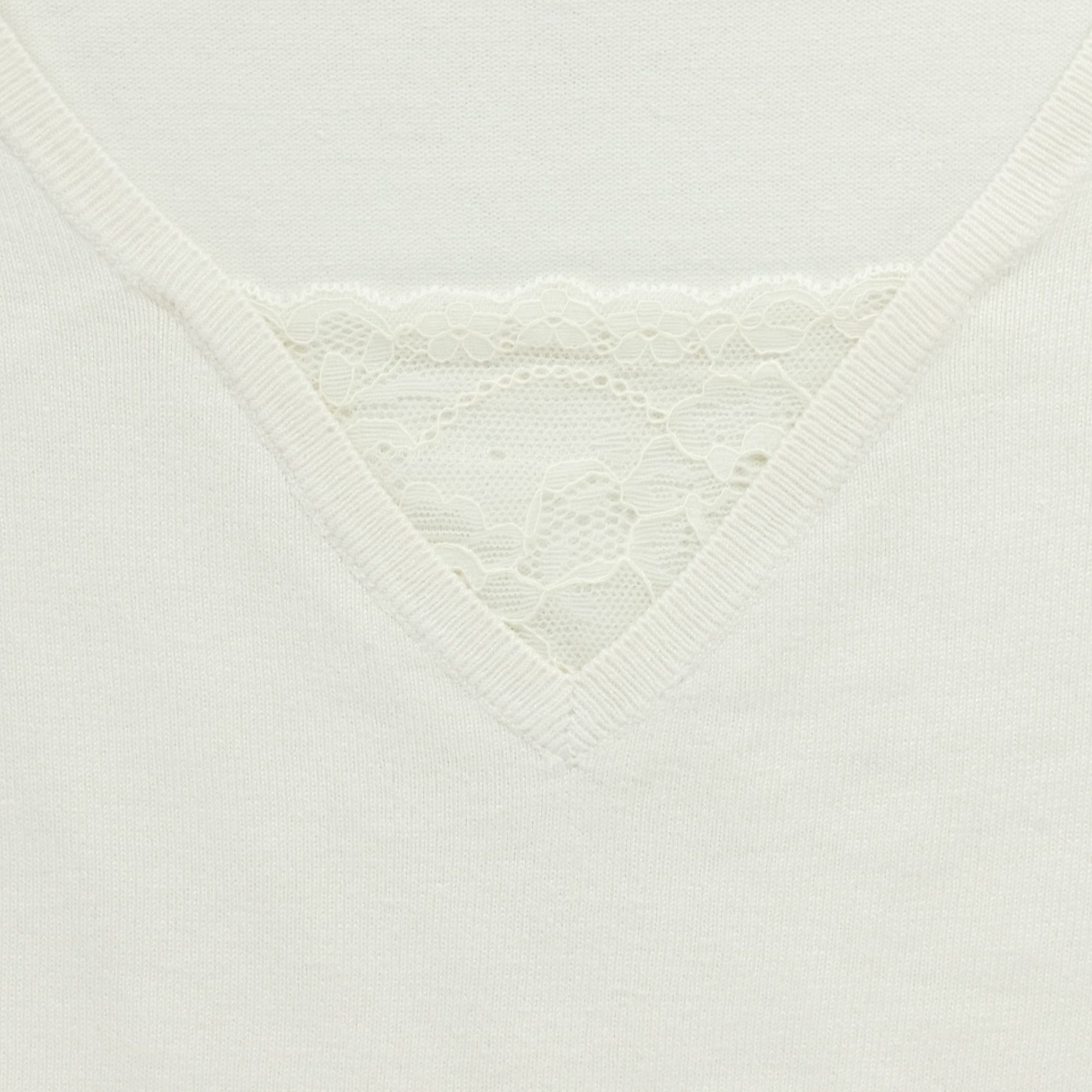 Pull Femme  en soie Beige 4