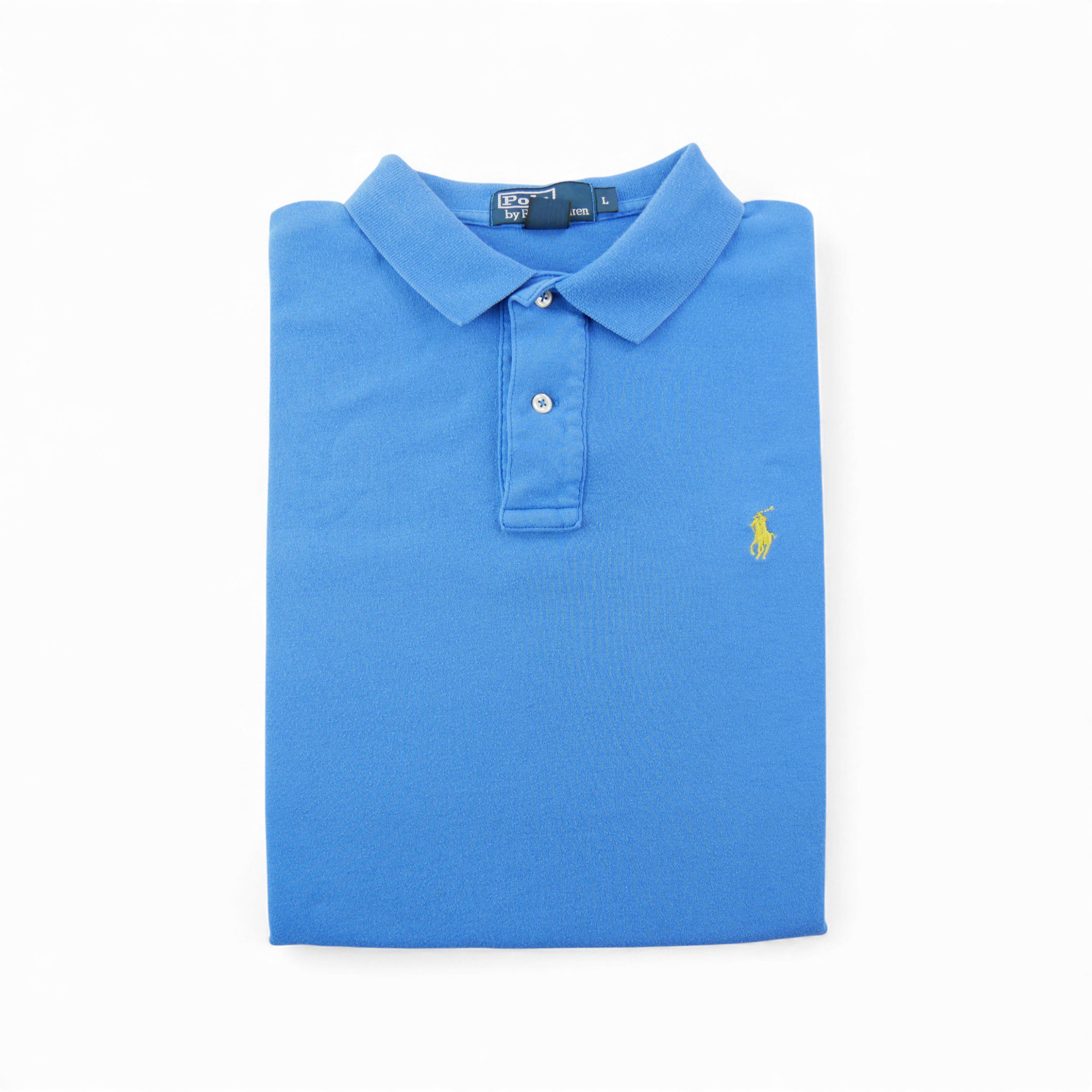 Polo manches courtes Homme  Bleu clair - Bon état