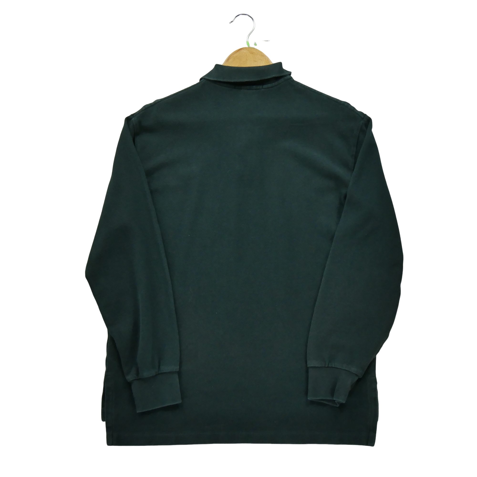 Polo manches longues Homme  Noir 3