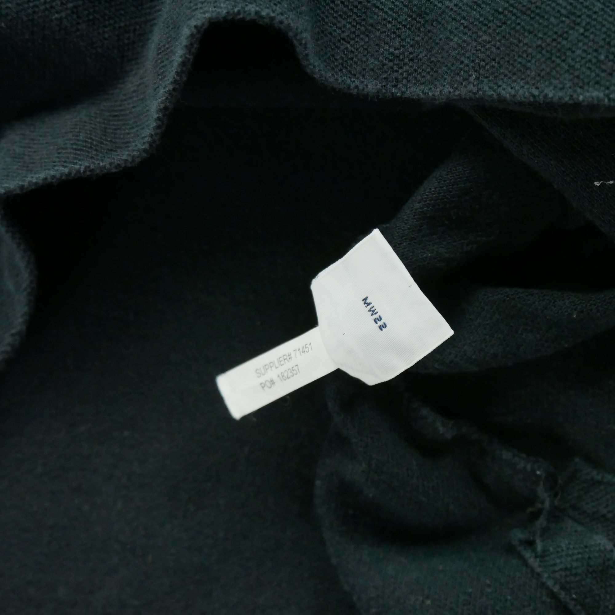 Polo manches longues Homme  Noir 7