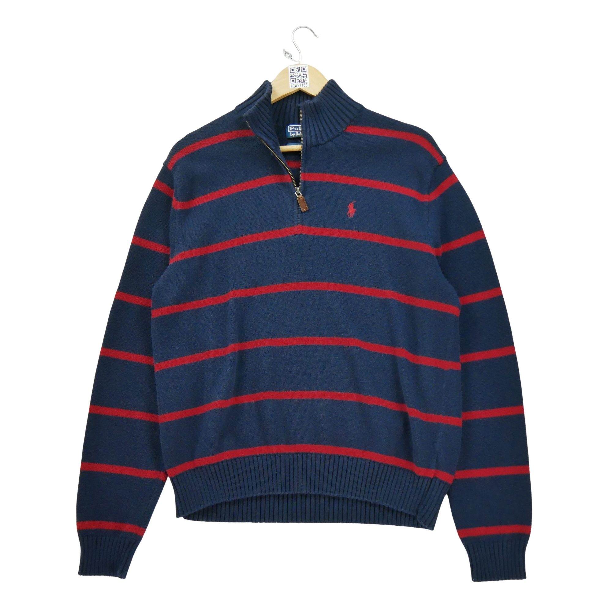 Pull Homme  demi-zippé Marine 1