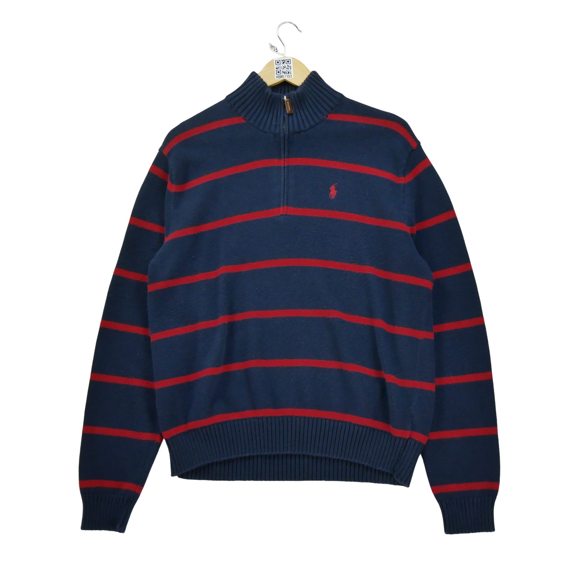 Pull Homme  demi-zippé Marine 3