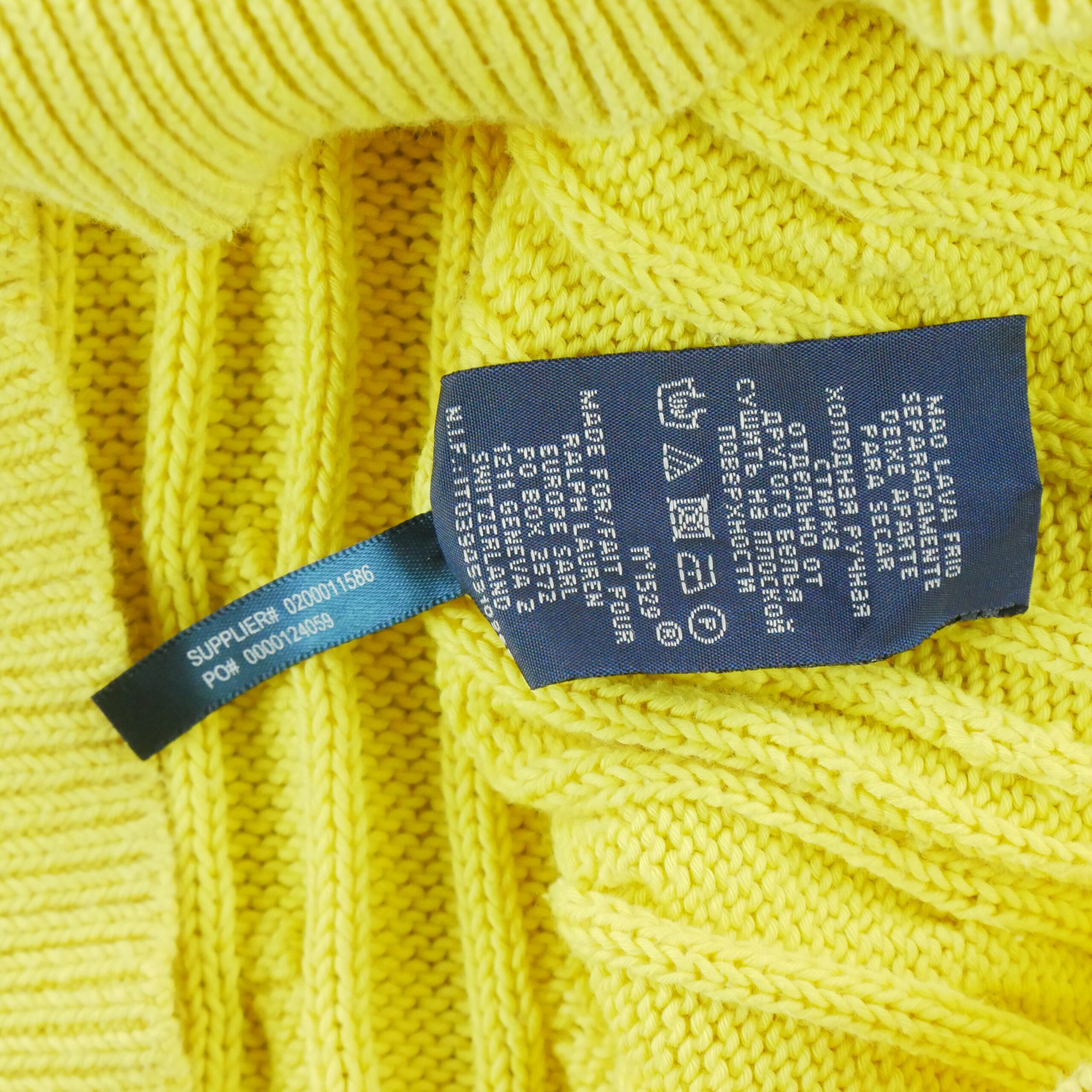 Pull Femme  Cable Knit Torsadée Jaune 9