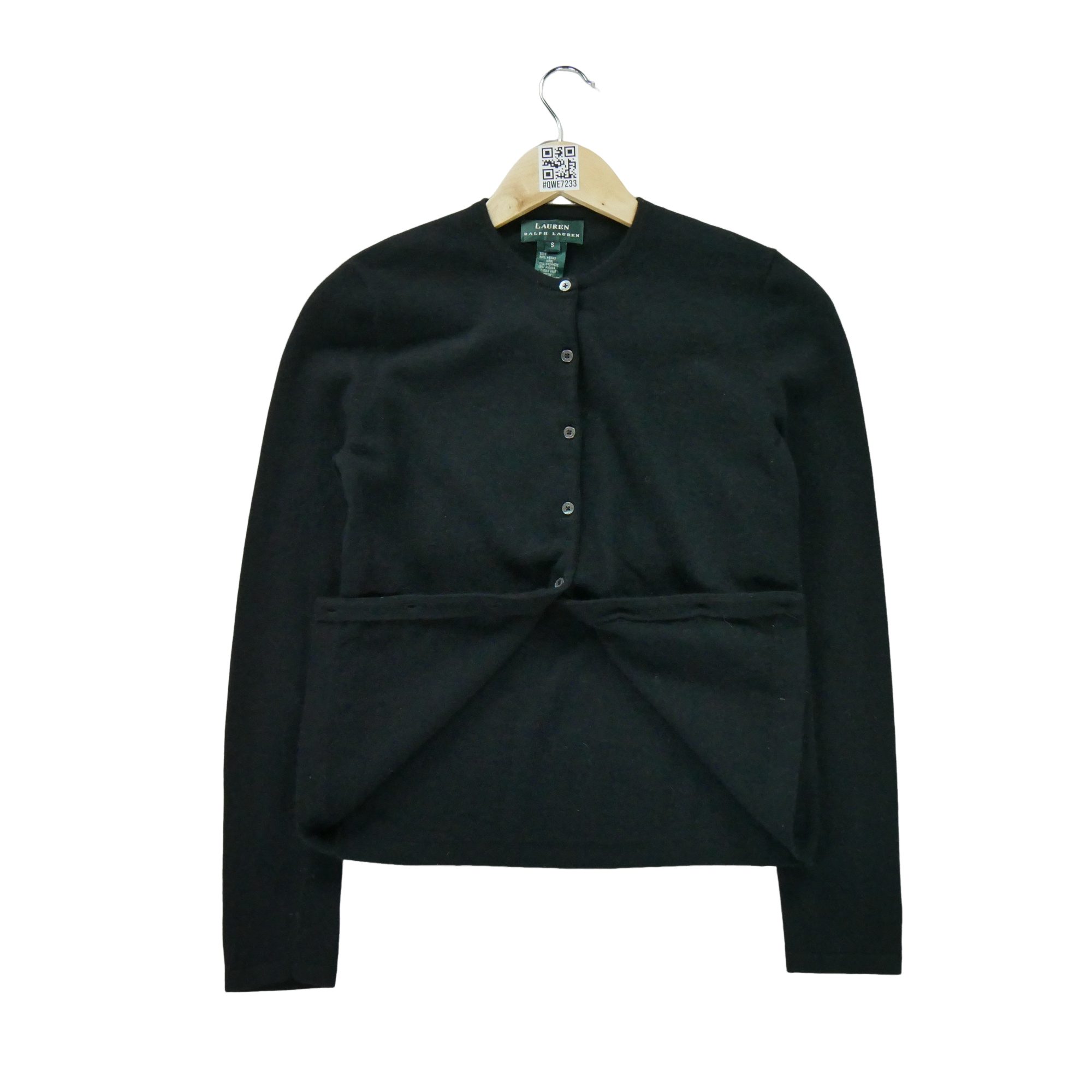 Gilet Femme en laine et cachemire Noir 3