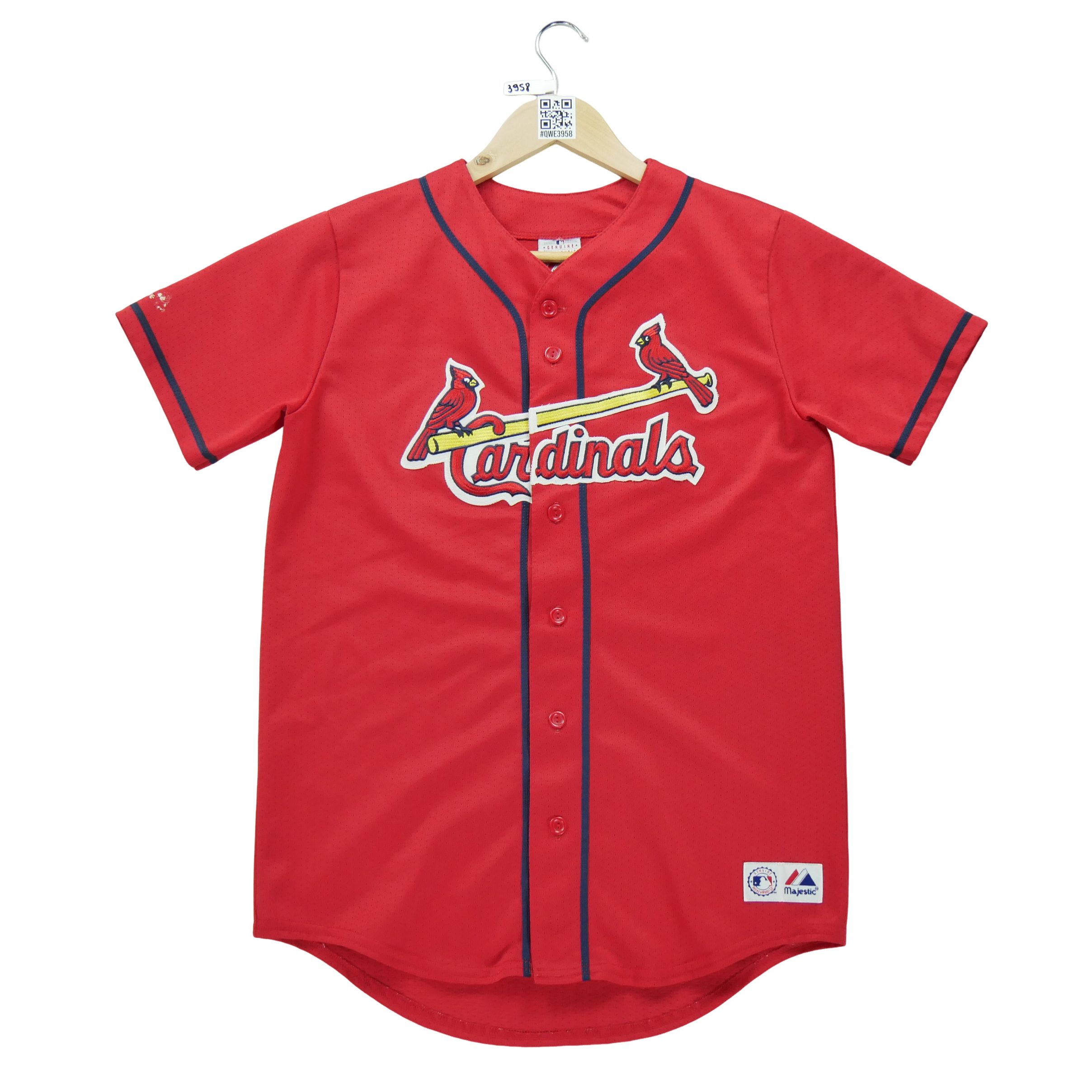 Maillot Homme  Albert Pujols #5 Rouge 1