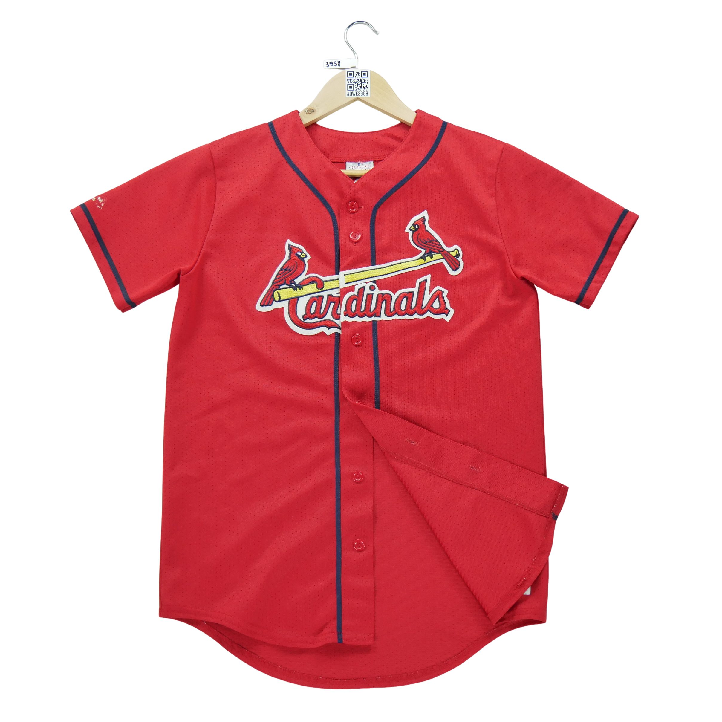 Maillot Homme  Albert Pujols #5 Rouge 3