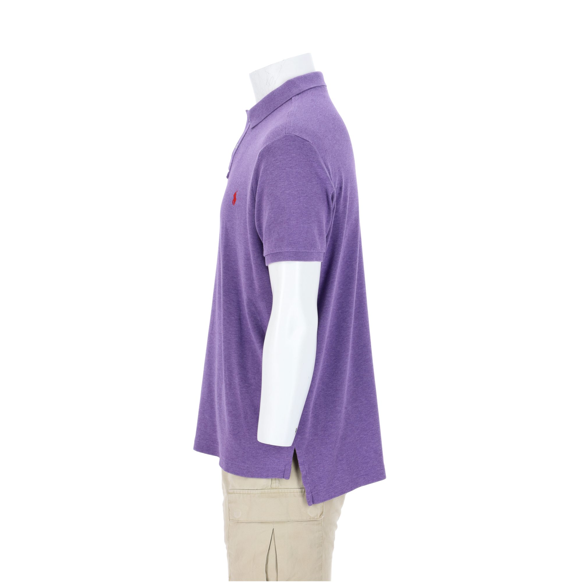 Polo manches courtes Homme  Violet 3