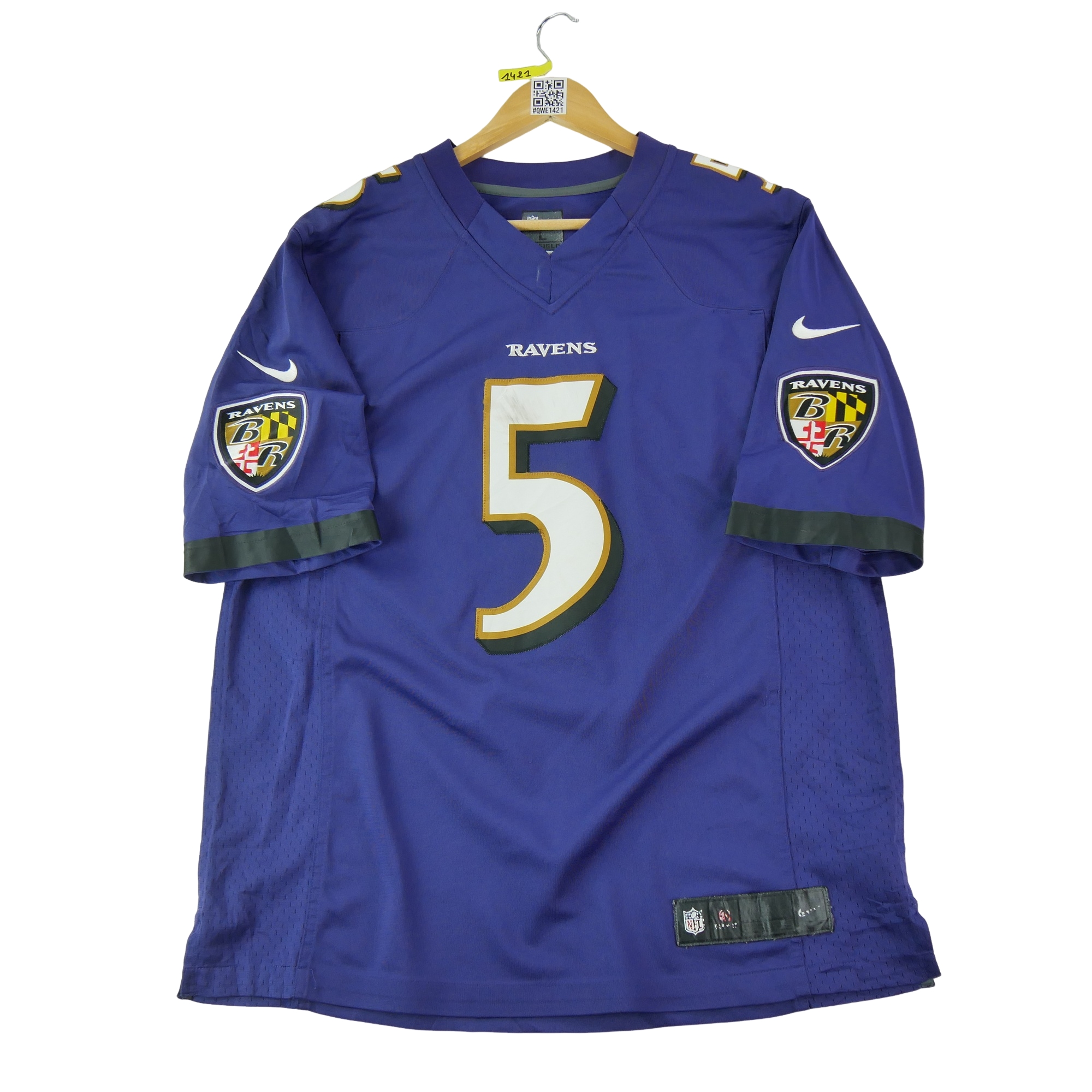 Maillot Homme NFL Baltimore Ravens Violet - Bon état