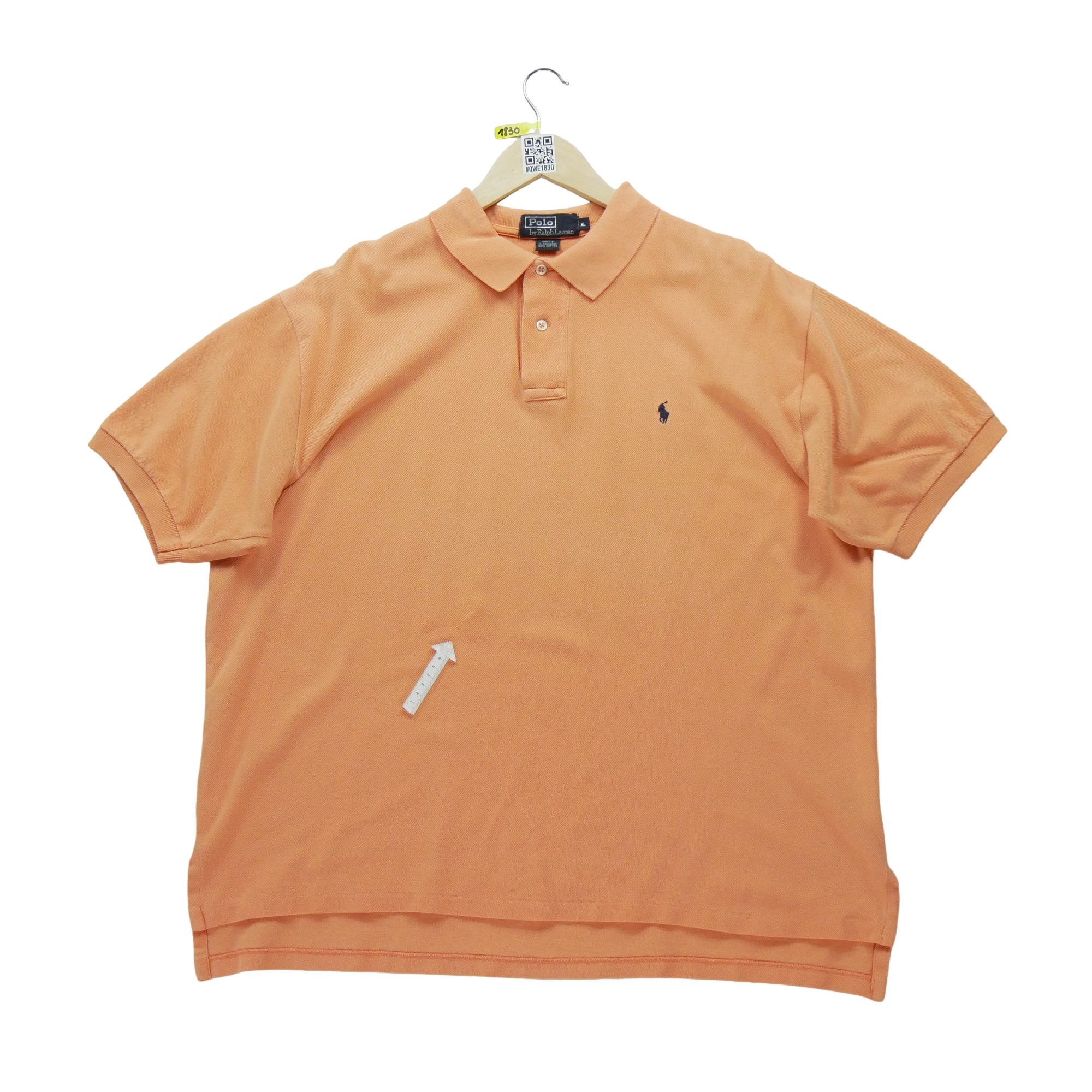 Polo manches courtes Homme  Orange 4