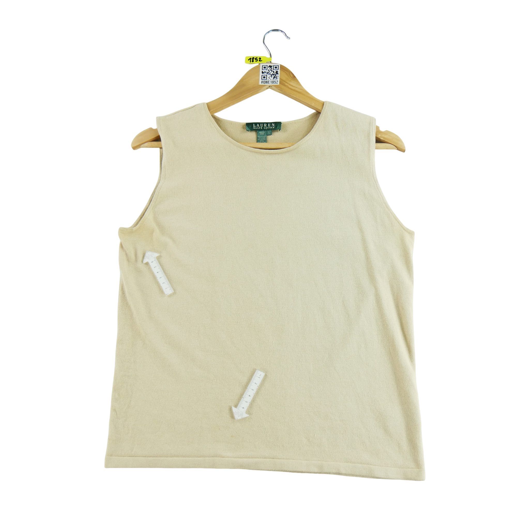 T-shirt sans manches Femme  Beige 3
