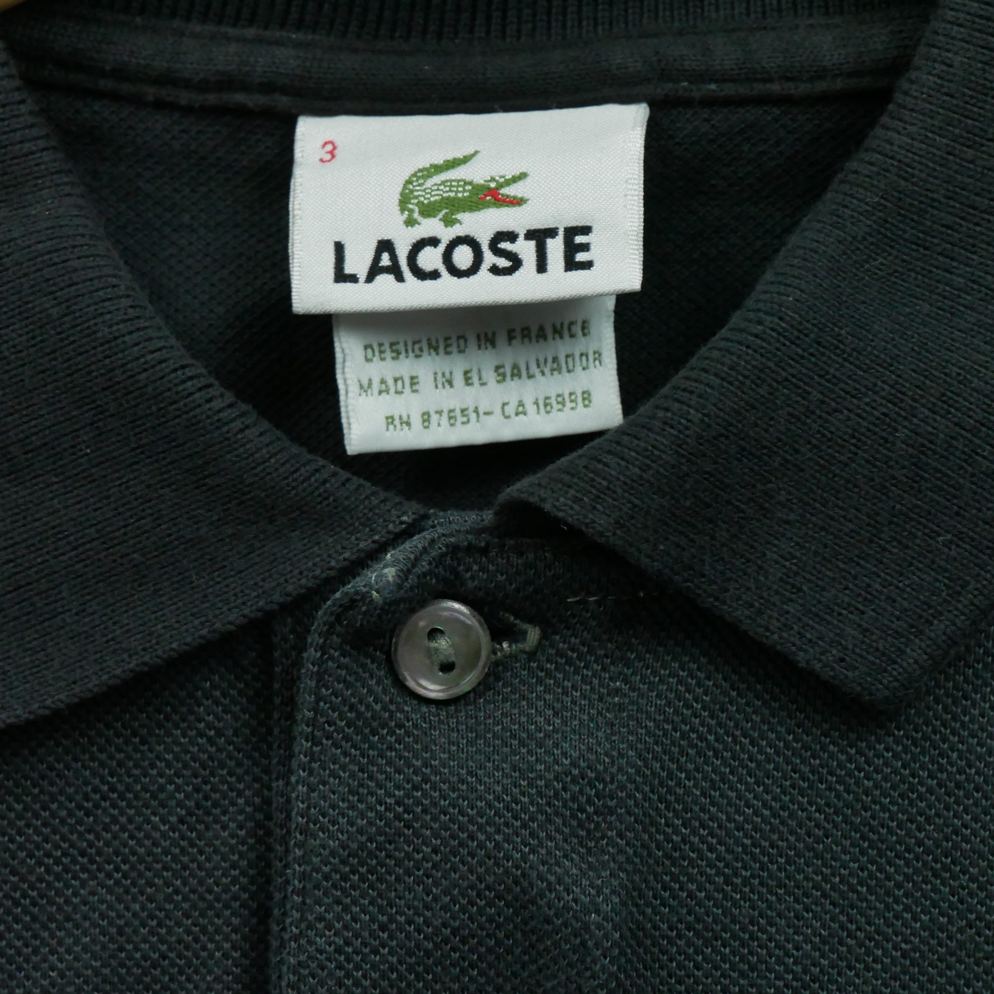 Polo manches courtes Homme  Noir 7
