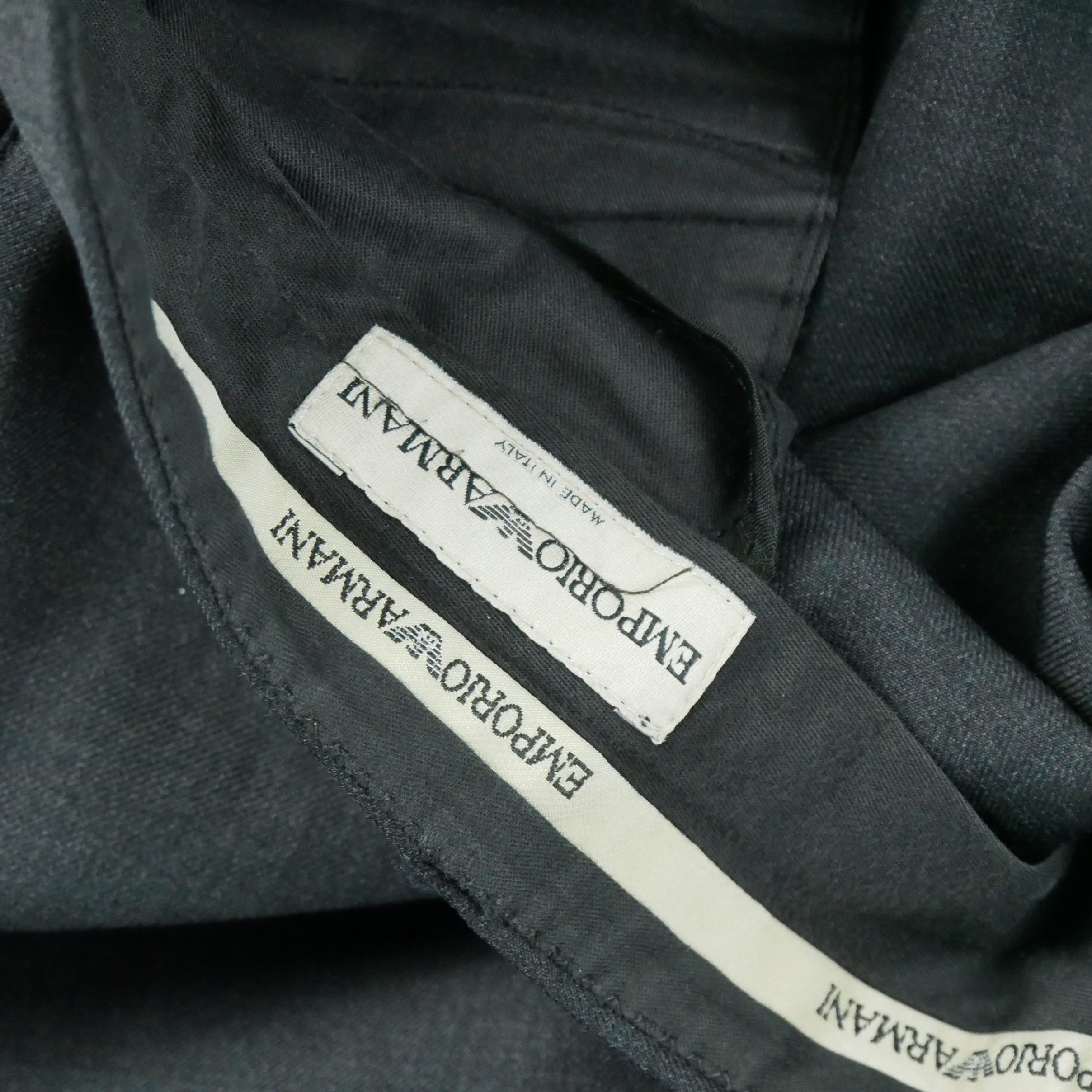 Pantalon Homme Emporio coupe droite Noir 7