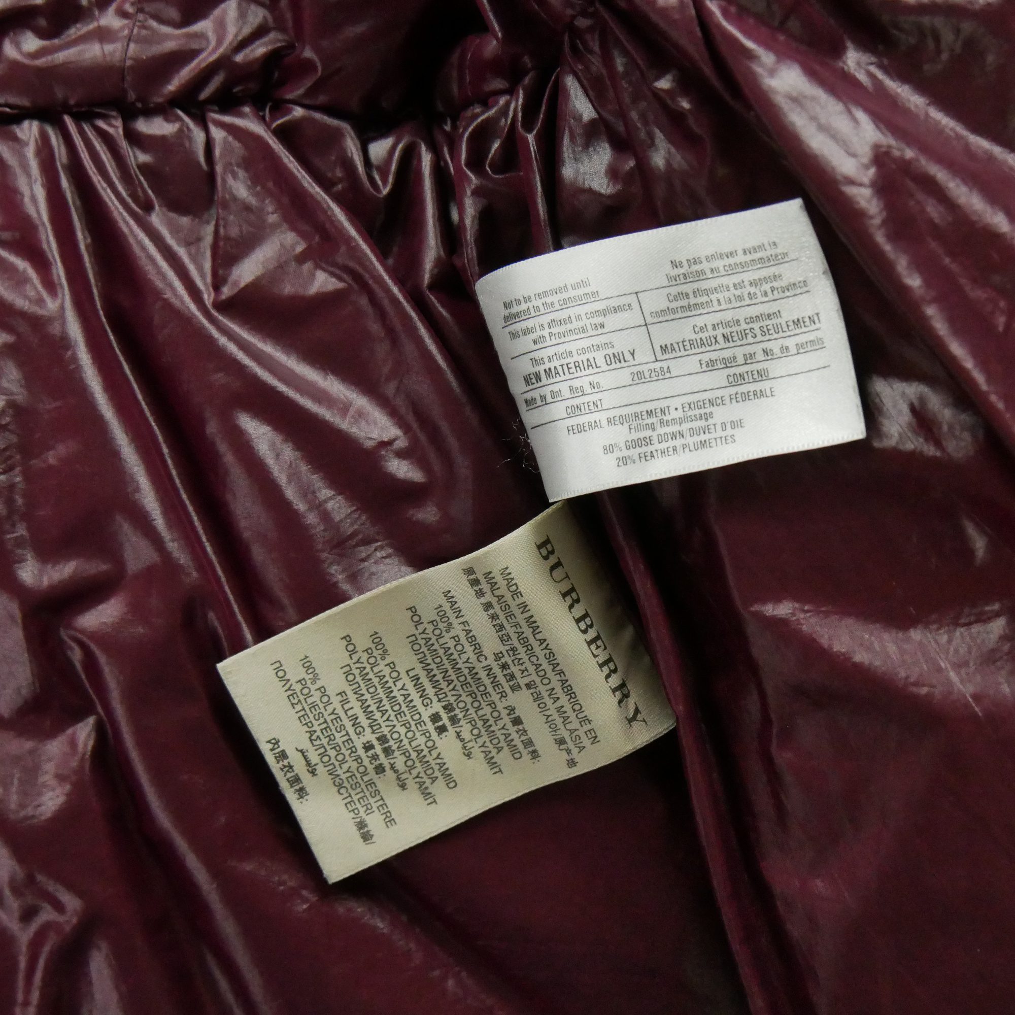 Doudoune Femme  Bordeaux 8