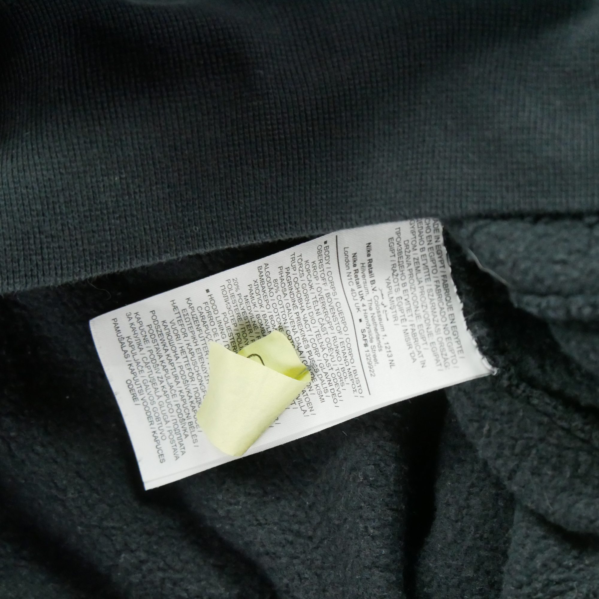 Sweat à capuche Homme  Noir 6