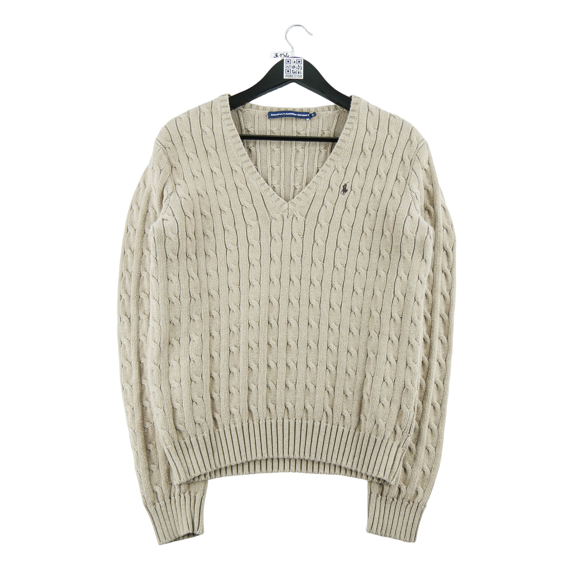 Pull Femme  Cable Knit Torsadée Beige 1
