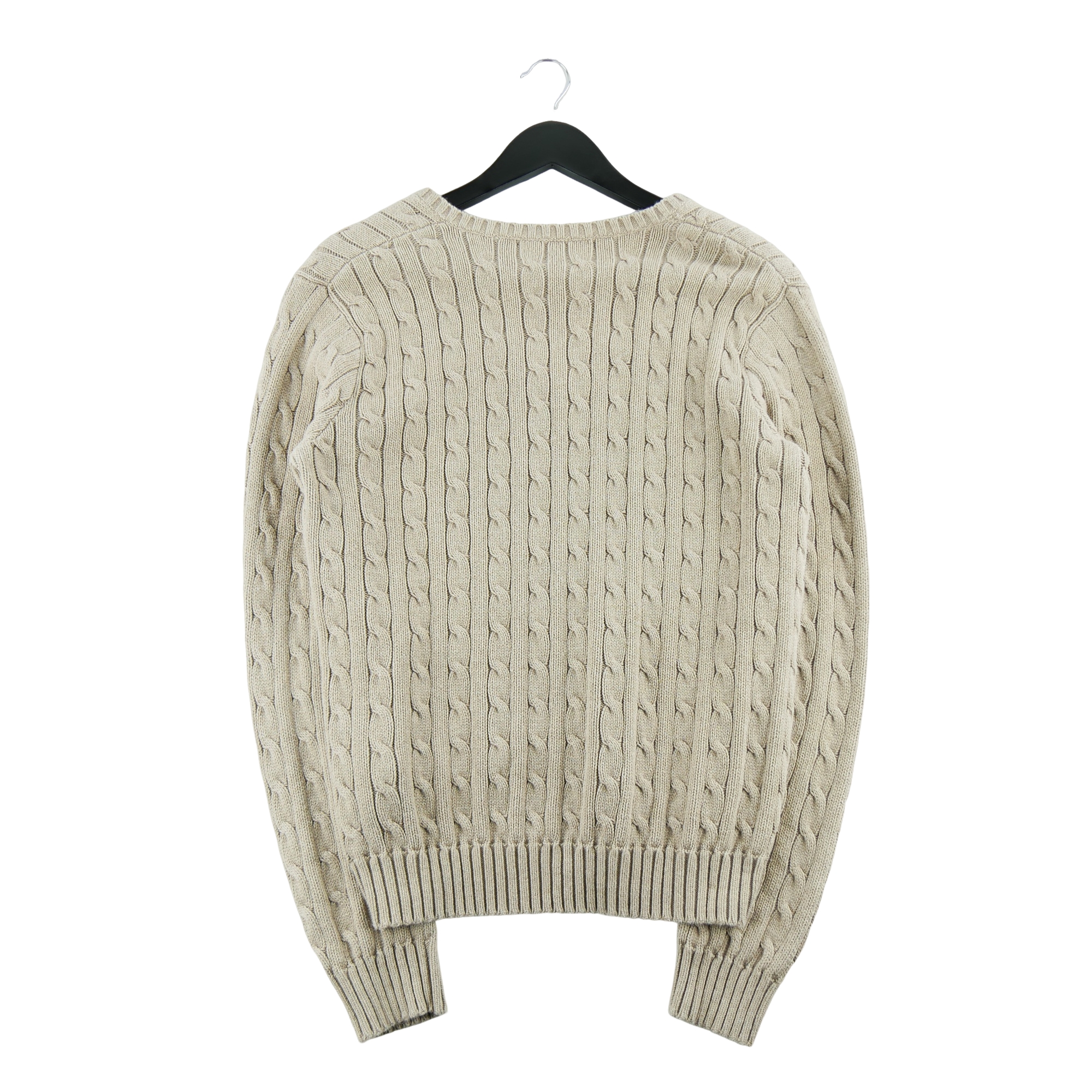 Pull Femme  Cable Knit Torsadée Beige 2