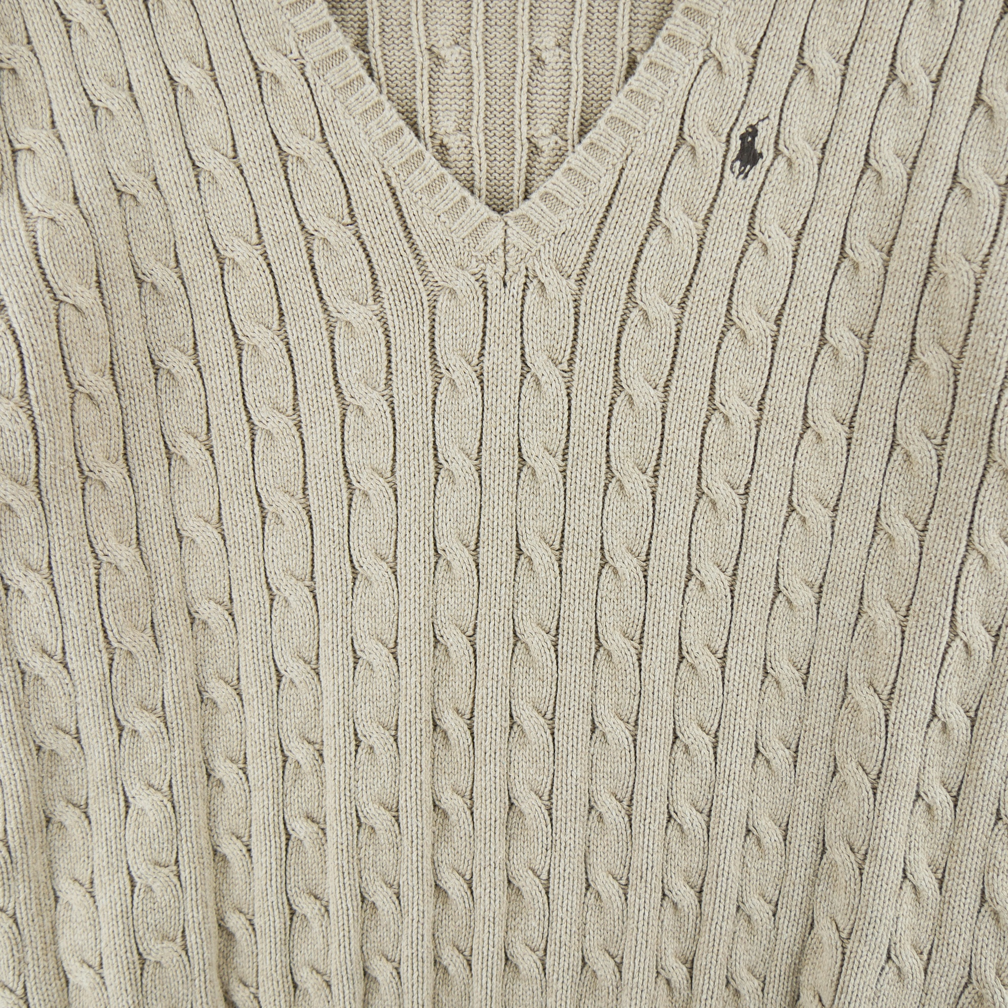 Pull Femme  Cable Knit Torsadée Beige 3