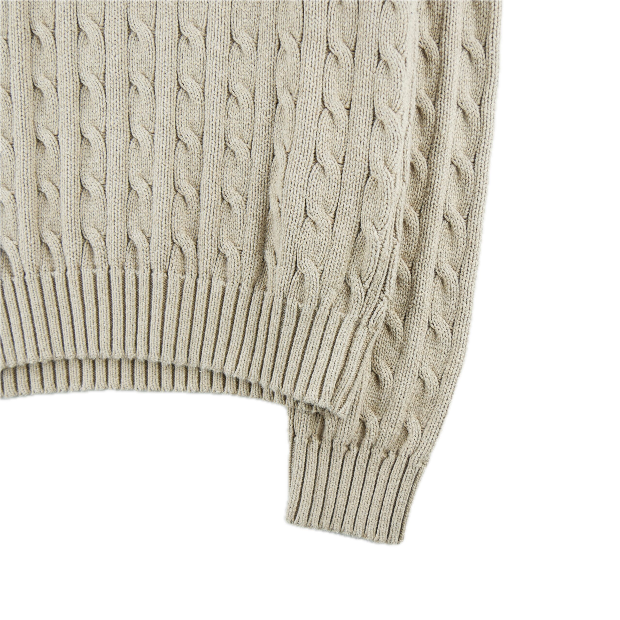 Pull Femme  Cable Knit Torsadée Beige 4