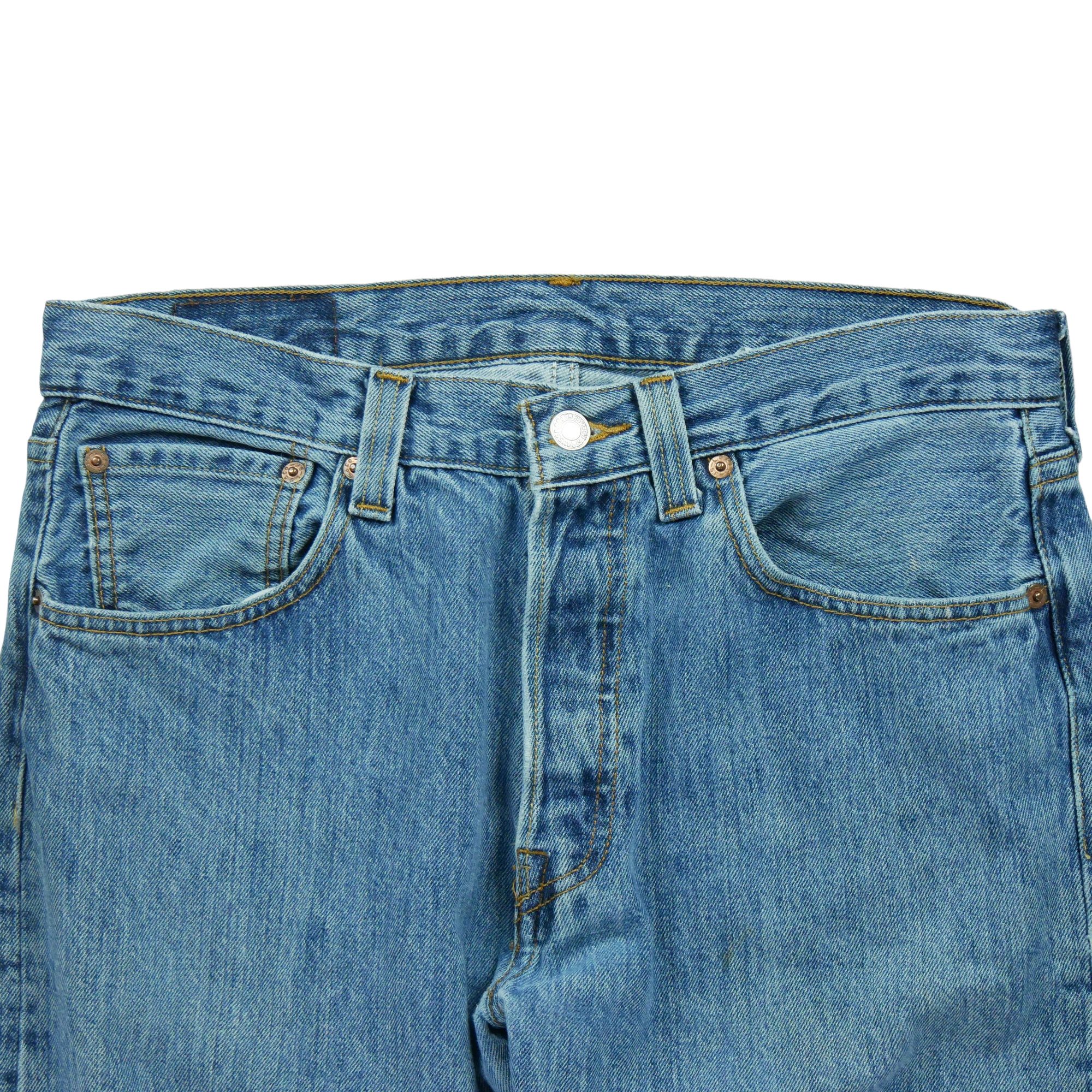 Jean Homme Levis 501 Bleu clair 3