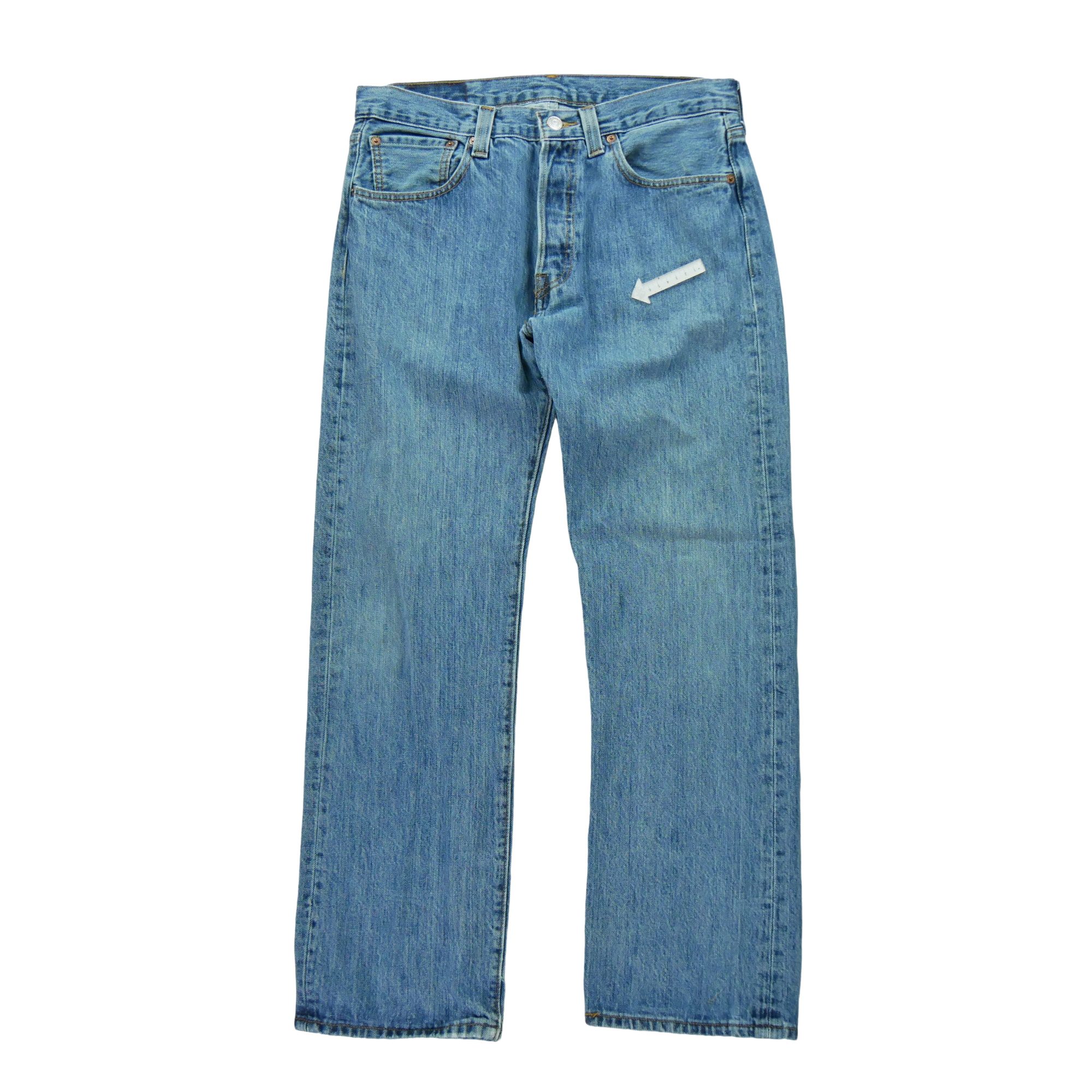 Jean Homme Levis 501 Bleu clair 6