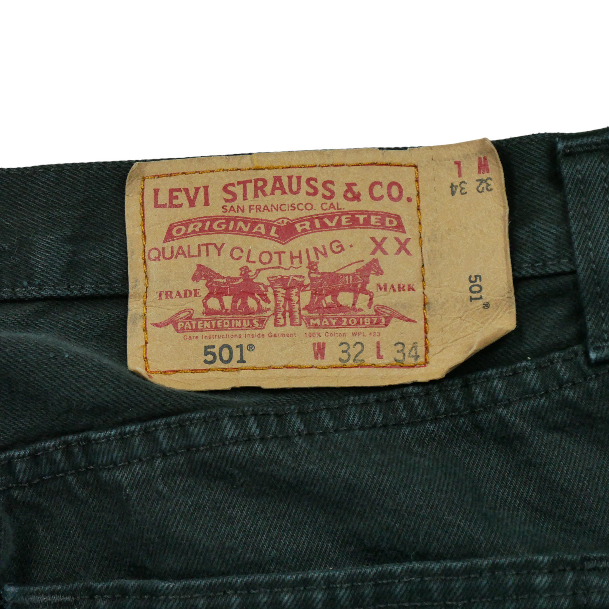 Jean Homme Levis 501 Noir 11