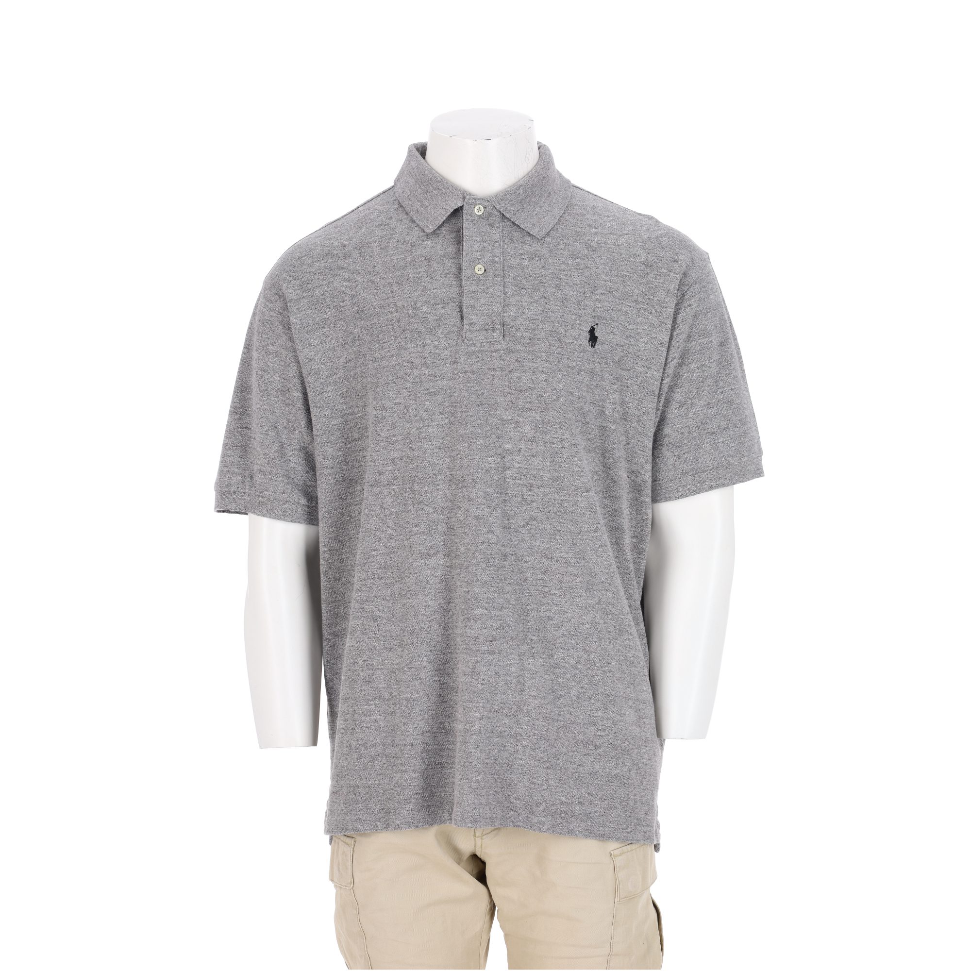 Polo manches courtes Homme  Gris 1