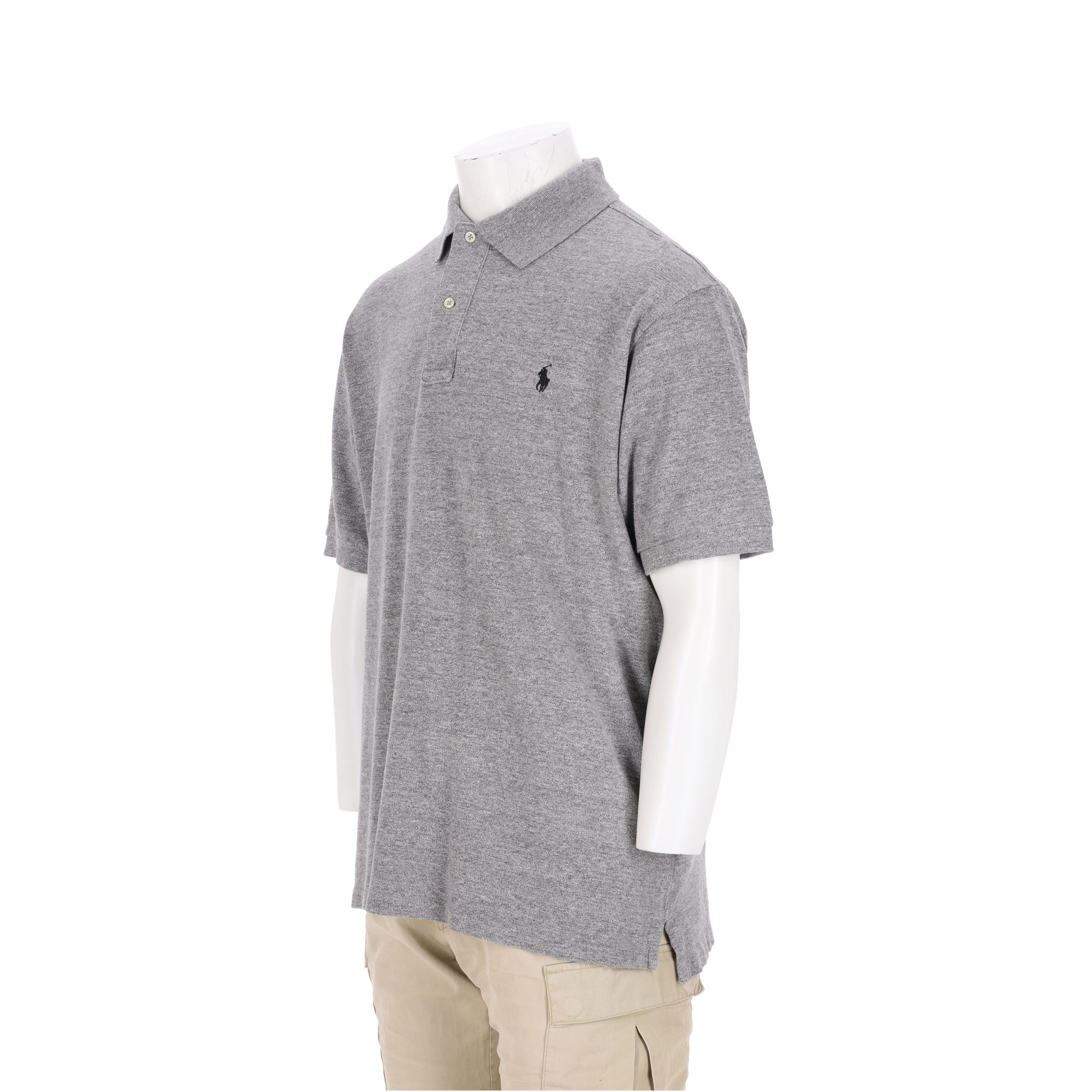 Polo manches courtes Homme  Gris 4