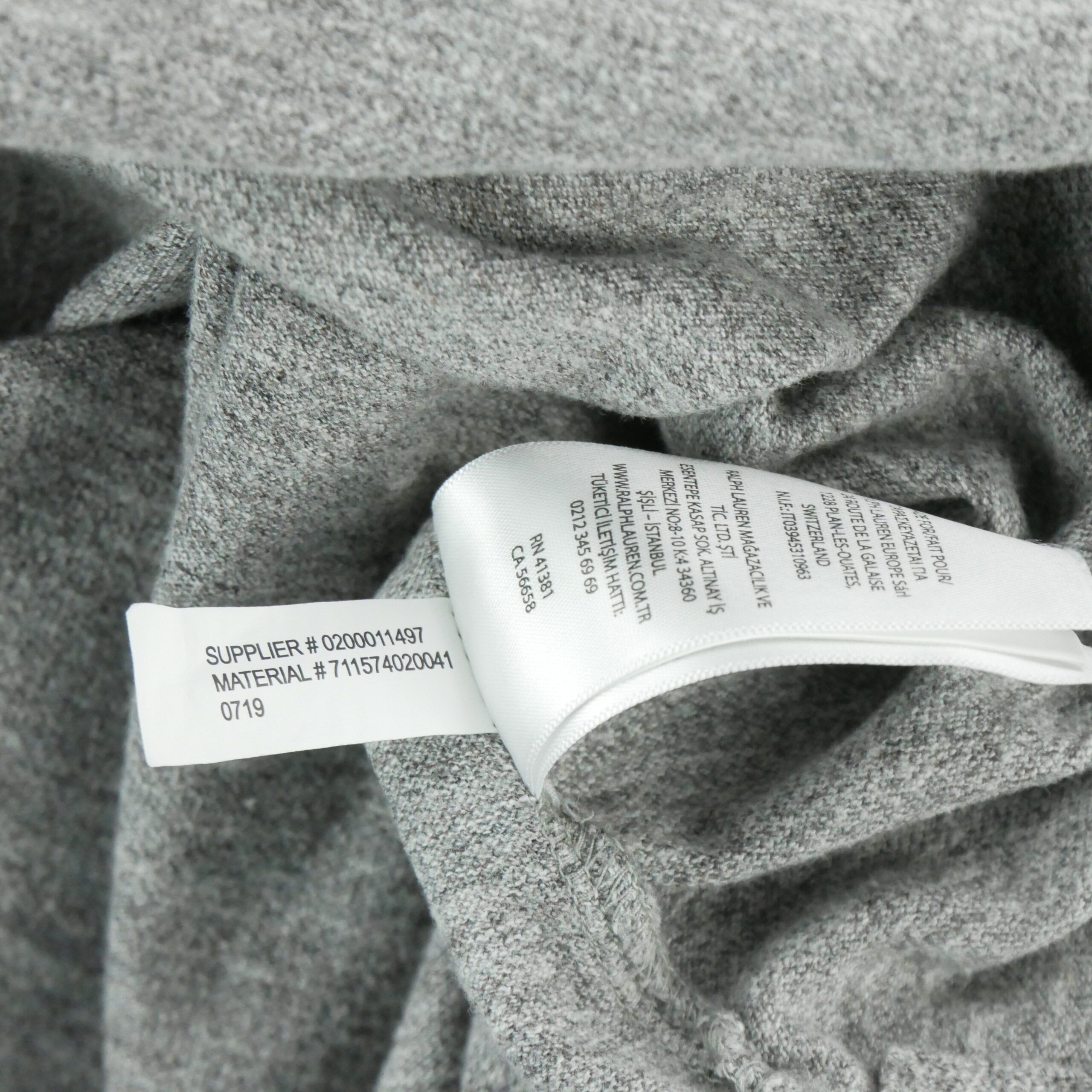 Polo manches courtes Homme  Gris 9