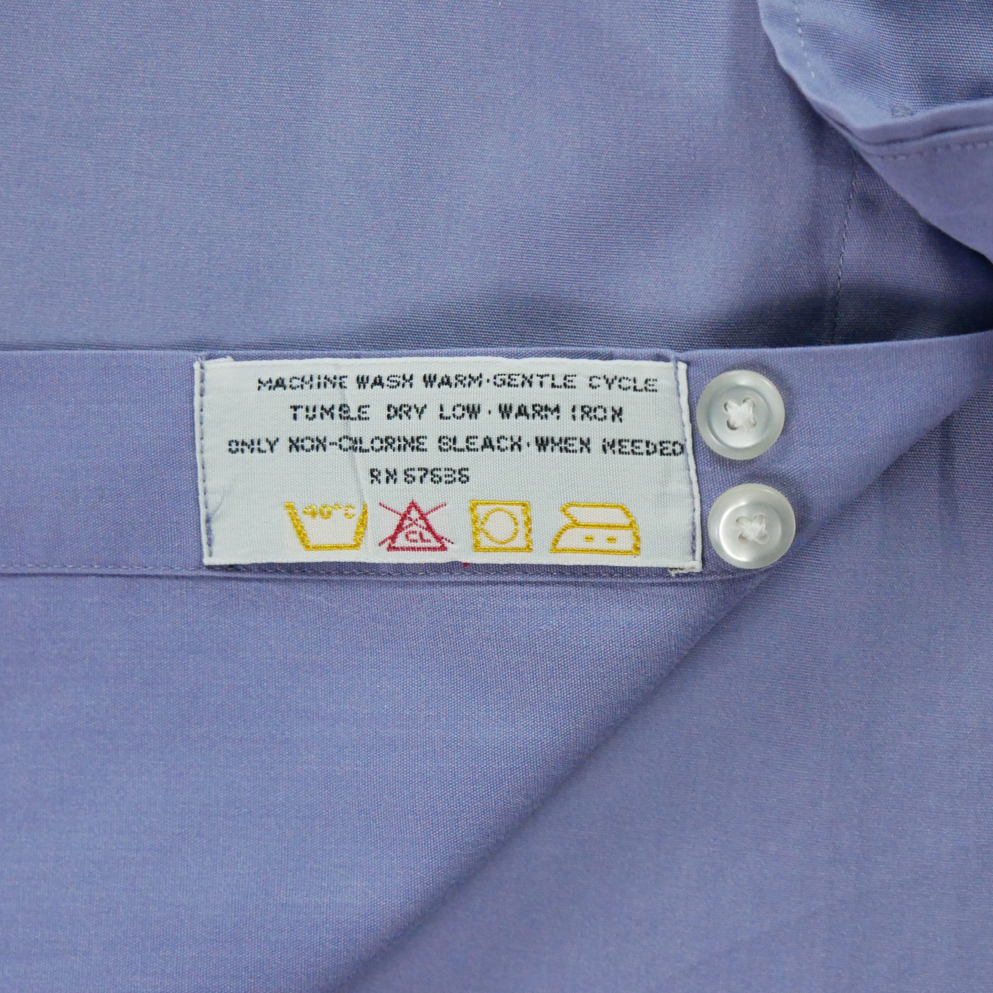 Chemise classiques Homme uni Violet 10