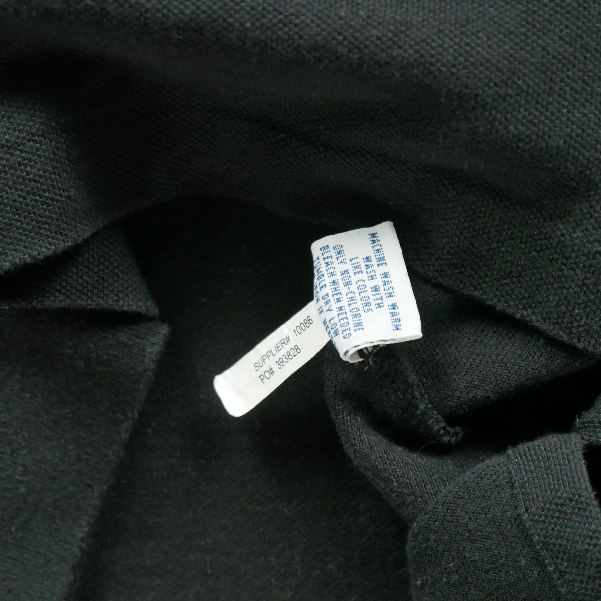 Polo manches longues Homme  Noir 7