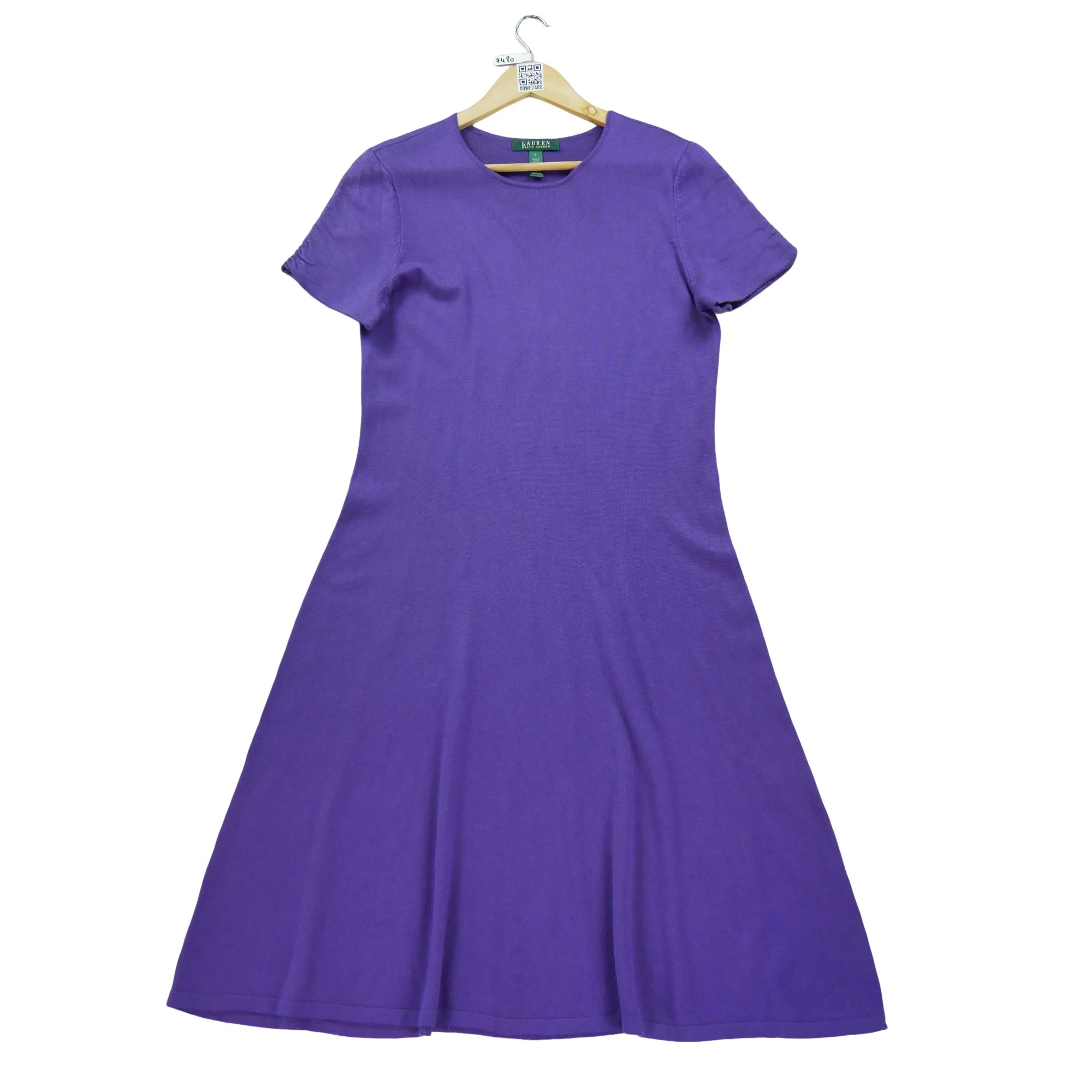 Robe Femme en soie et cachemire Violet 1