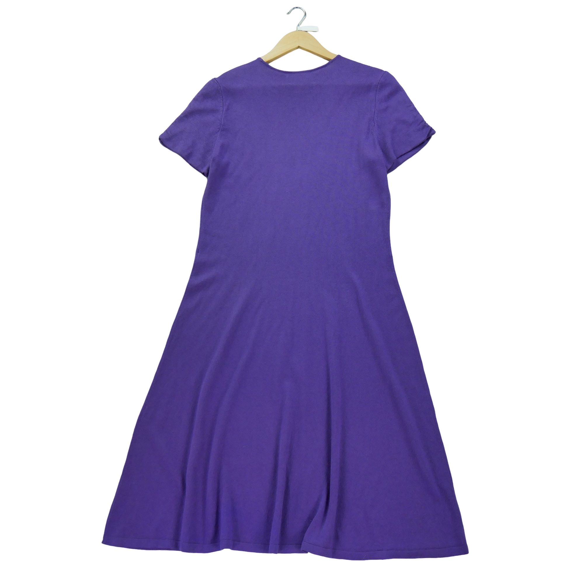 Robe Femme en soie et cachemire Violet 2