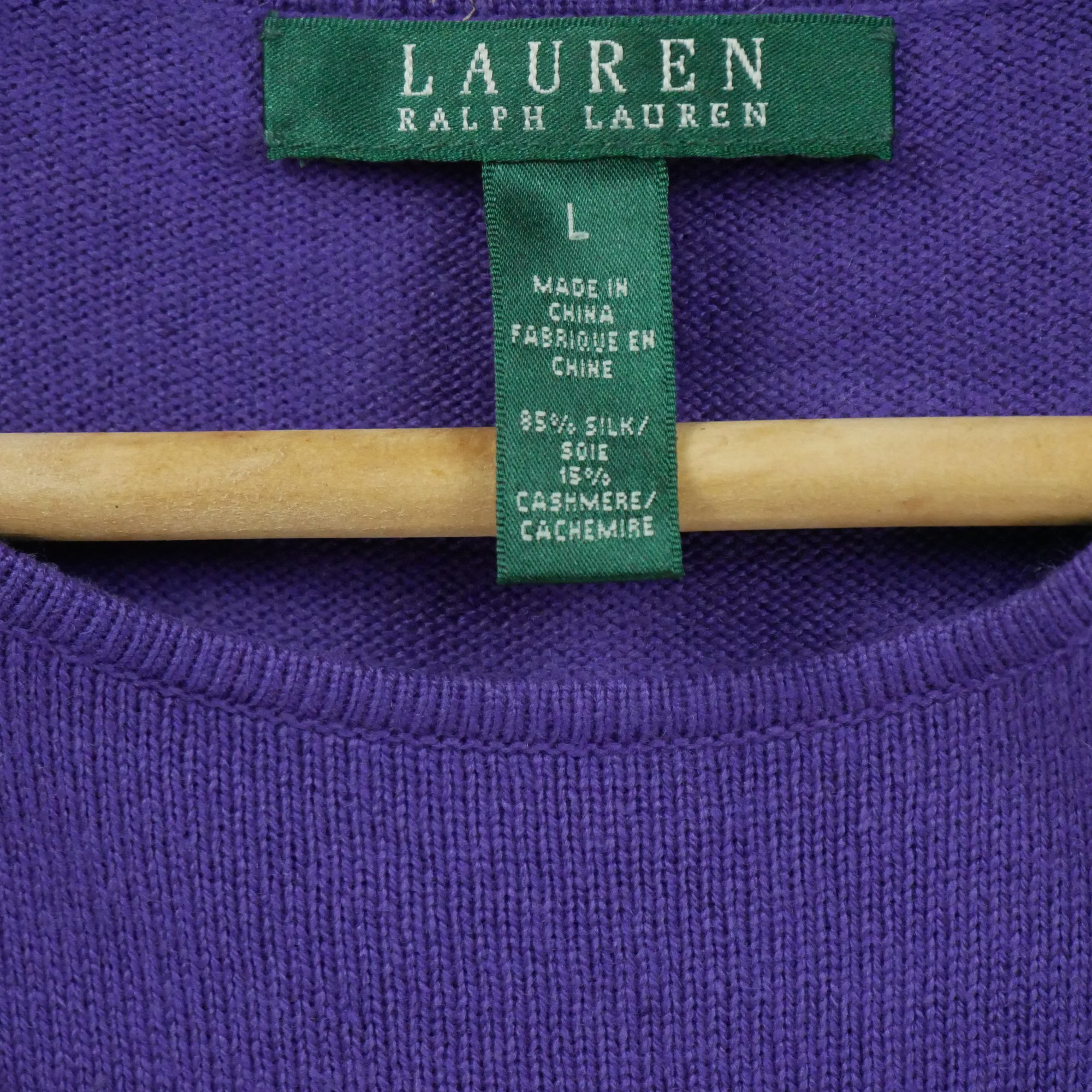 Robe Femme en soie et cachemire Violet 4