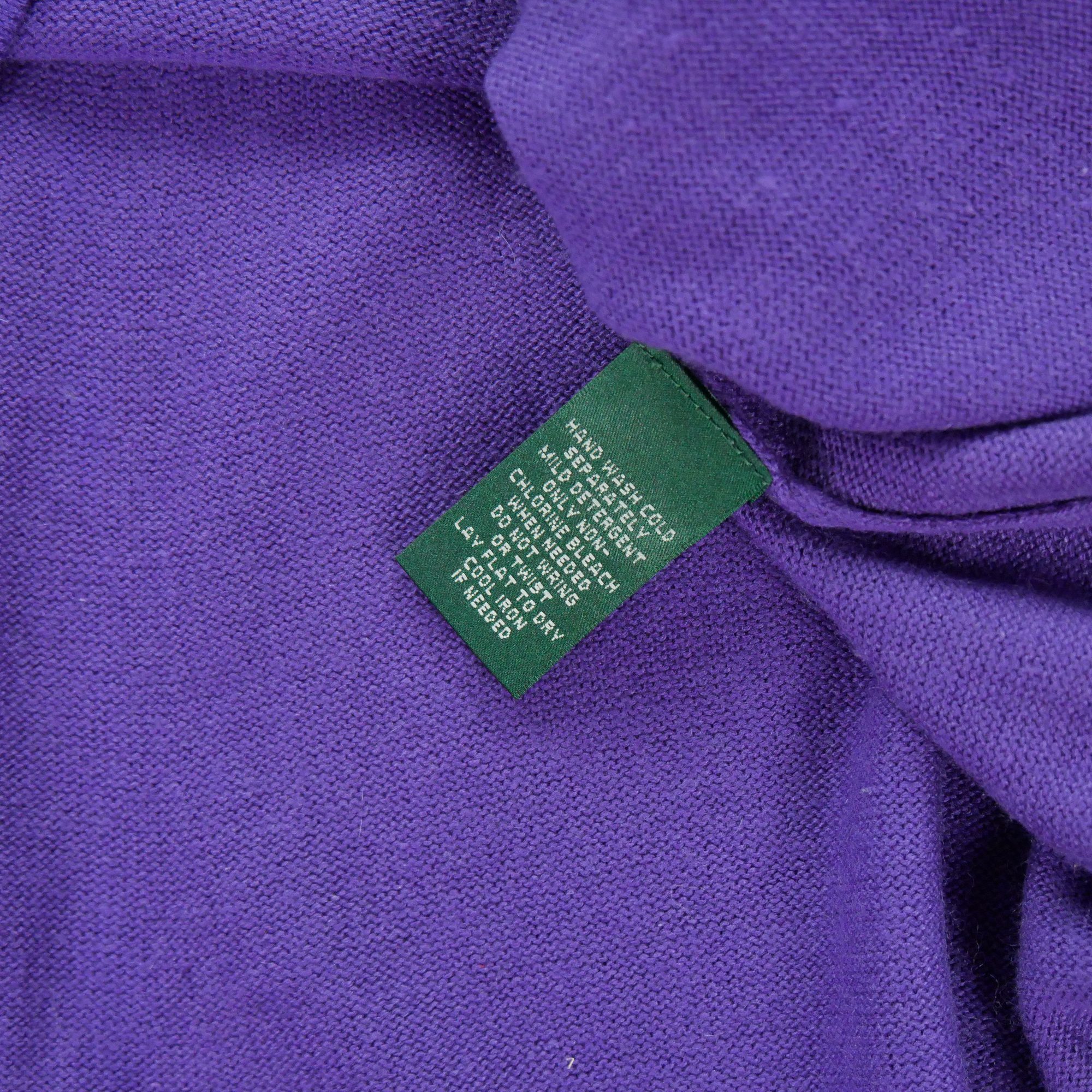 Robe Femme en soie et cachemire Violet 5