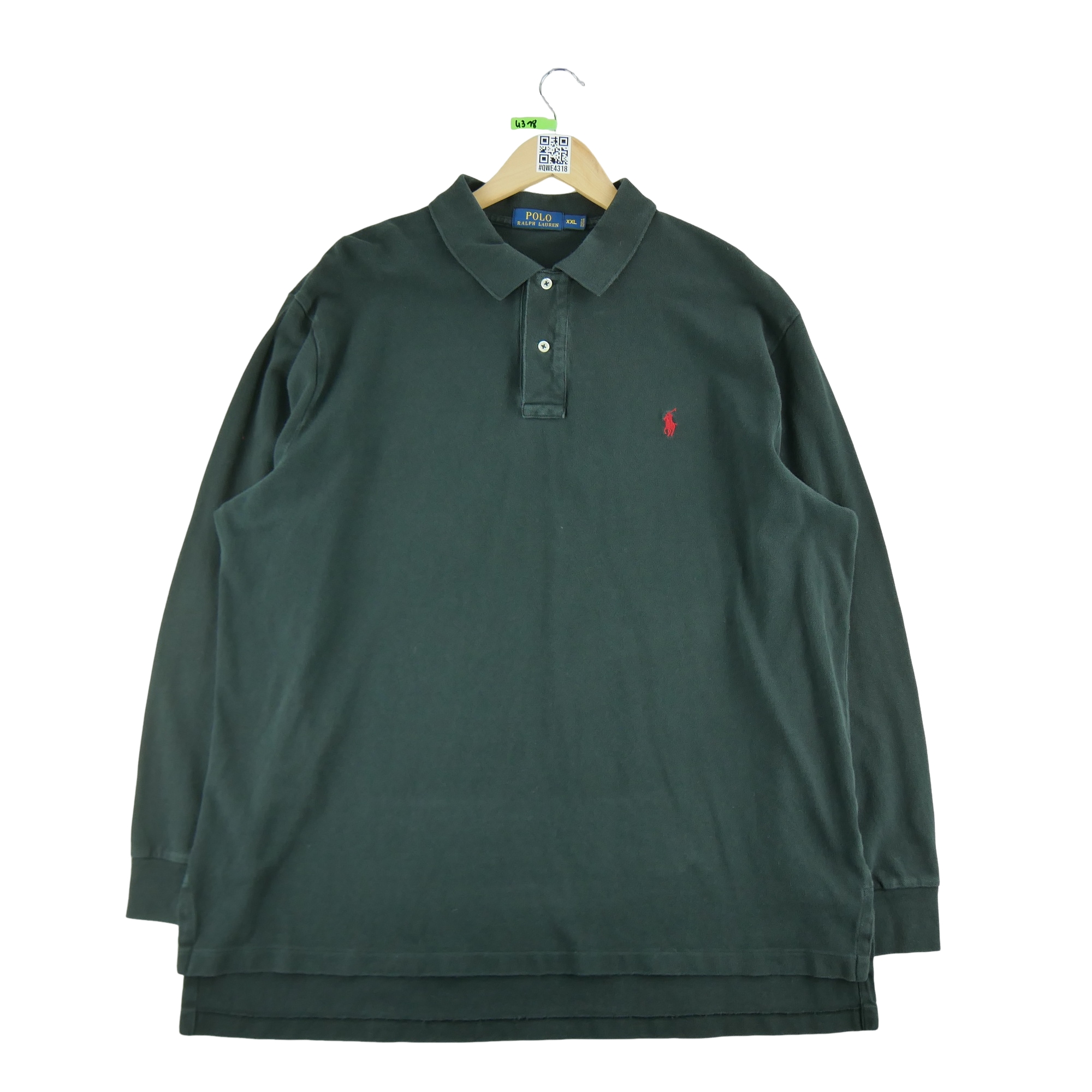 Polo manches longues Homme  Noir 1