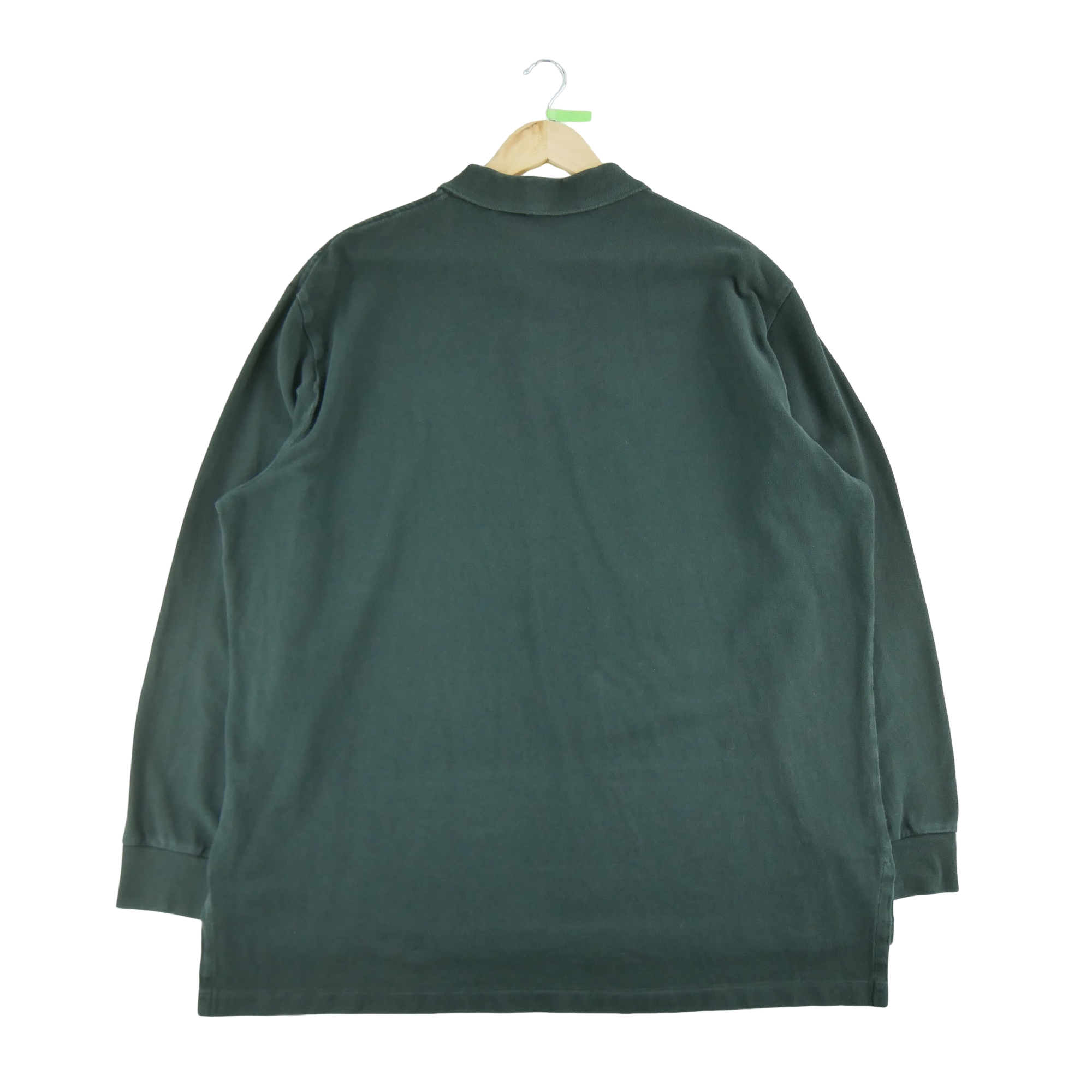 Polo manches longues Homme  Noir 2