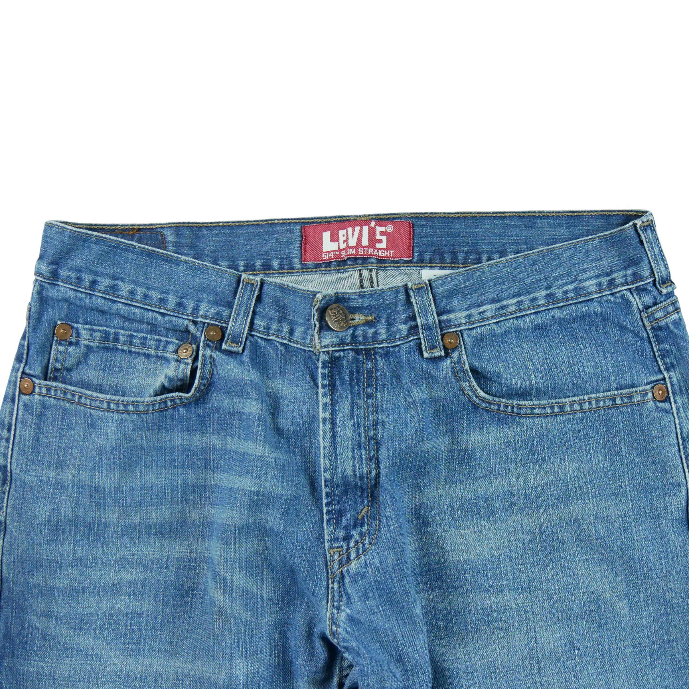 Jean Homme Levis 514 Slim Straight Bleu 3