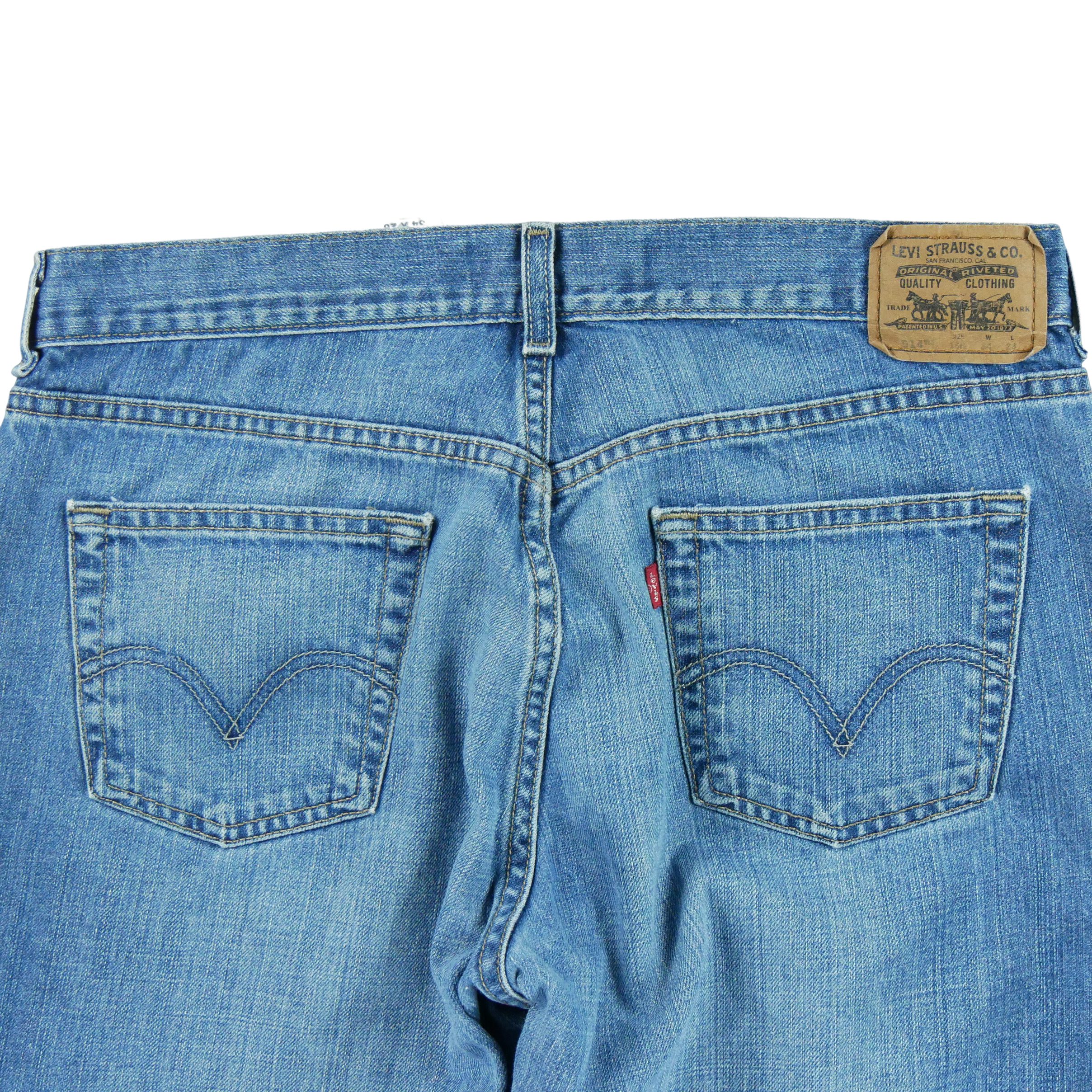 Jean Homme Levis 514 Slim Straight Bleu 4