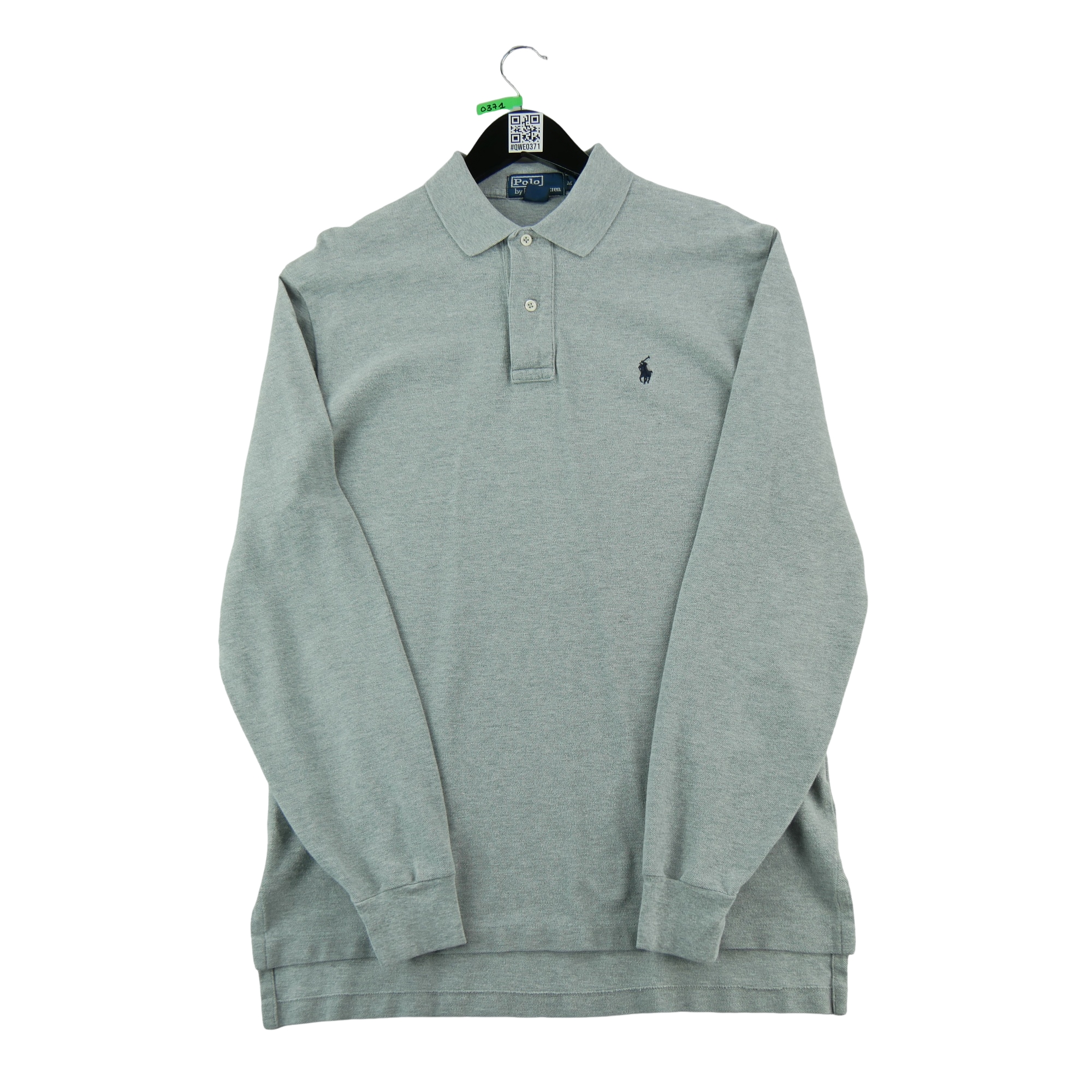 Polo manches longues Homme  Gris 1