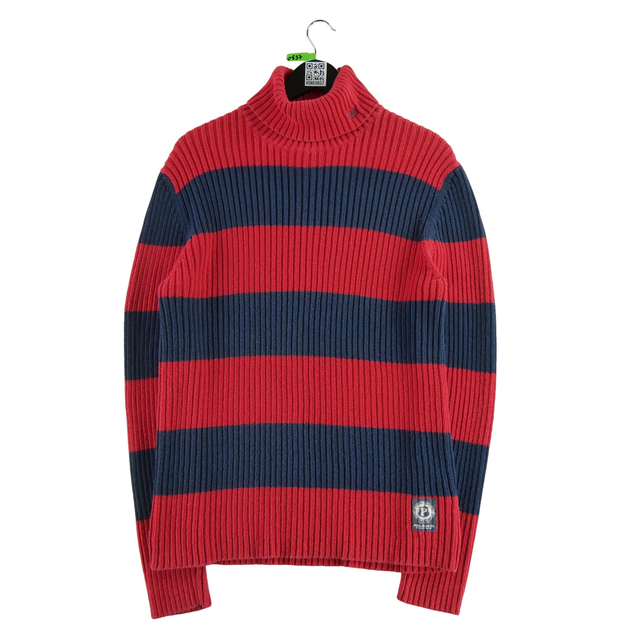 Pull Homme  col roulé Marine 1